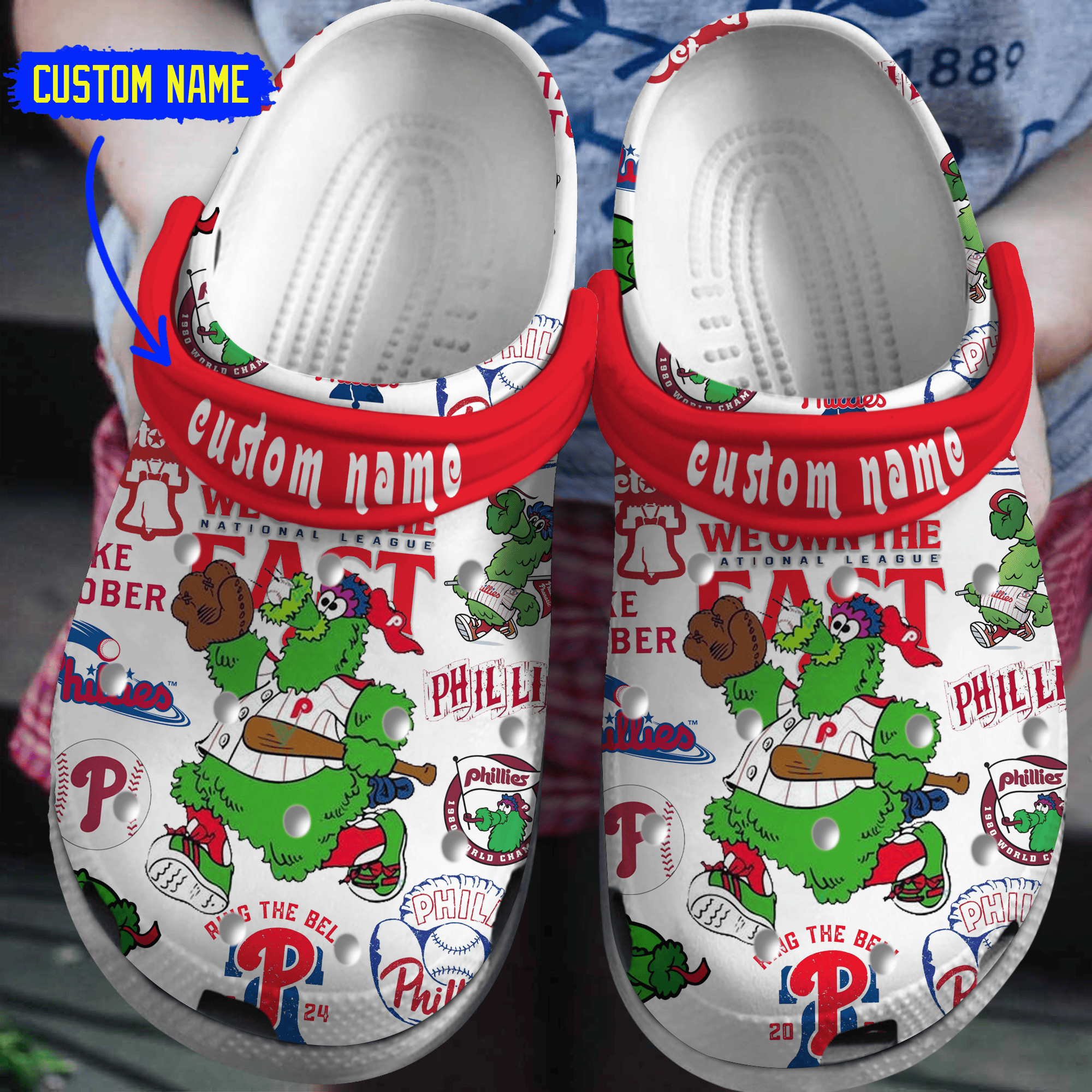
 
 Philadelphia Phillies MLB Crocs Shoes Comfortable For Men Women and Kids