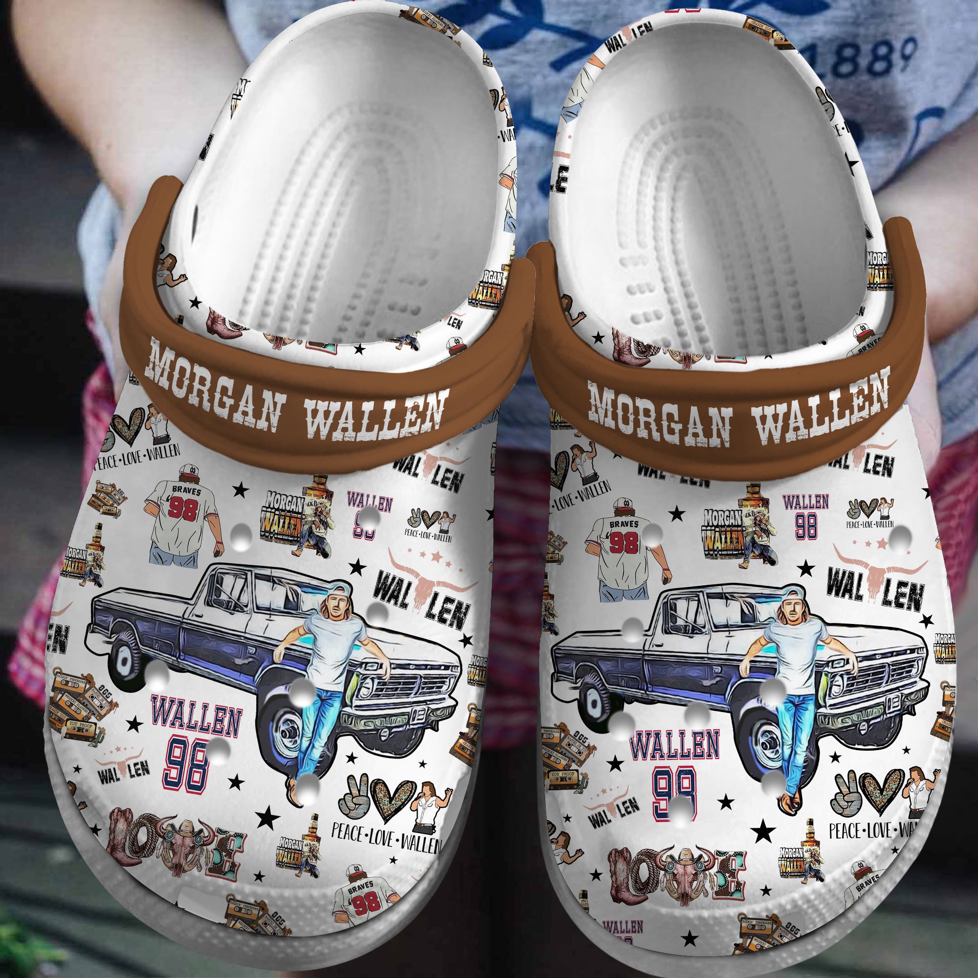 Mana Mexico Lindo Y Querido 2023 TourMusic Crocs Crocband Clogs Shoes For Men Women and Kids