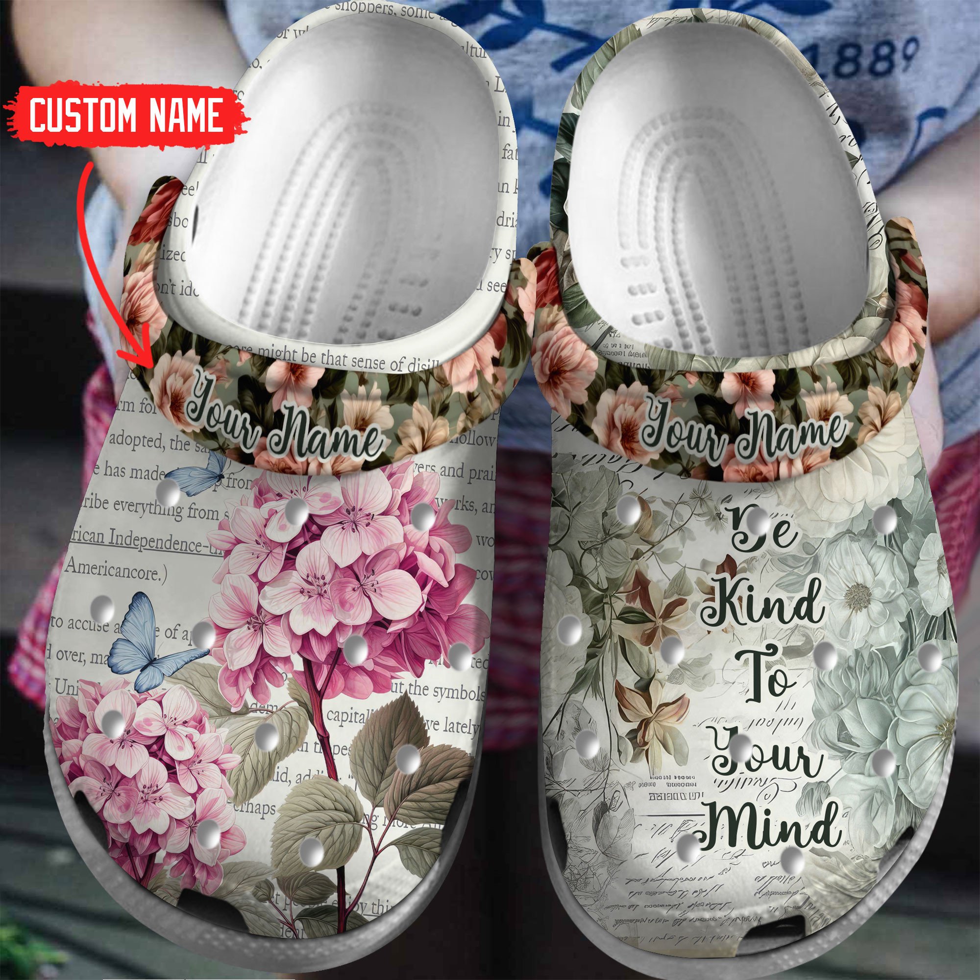 Be Kind To Your Mind Crocs, Crocs Shoes Comfortable For Men Women and Kids