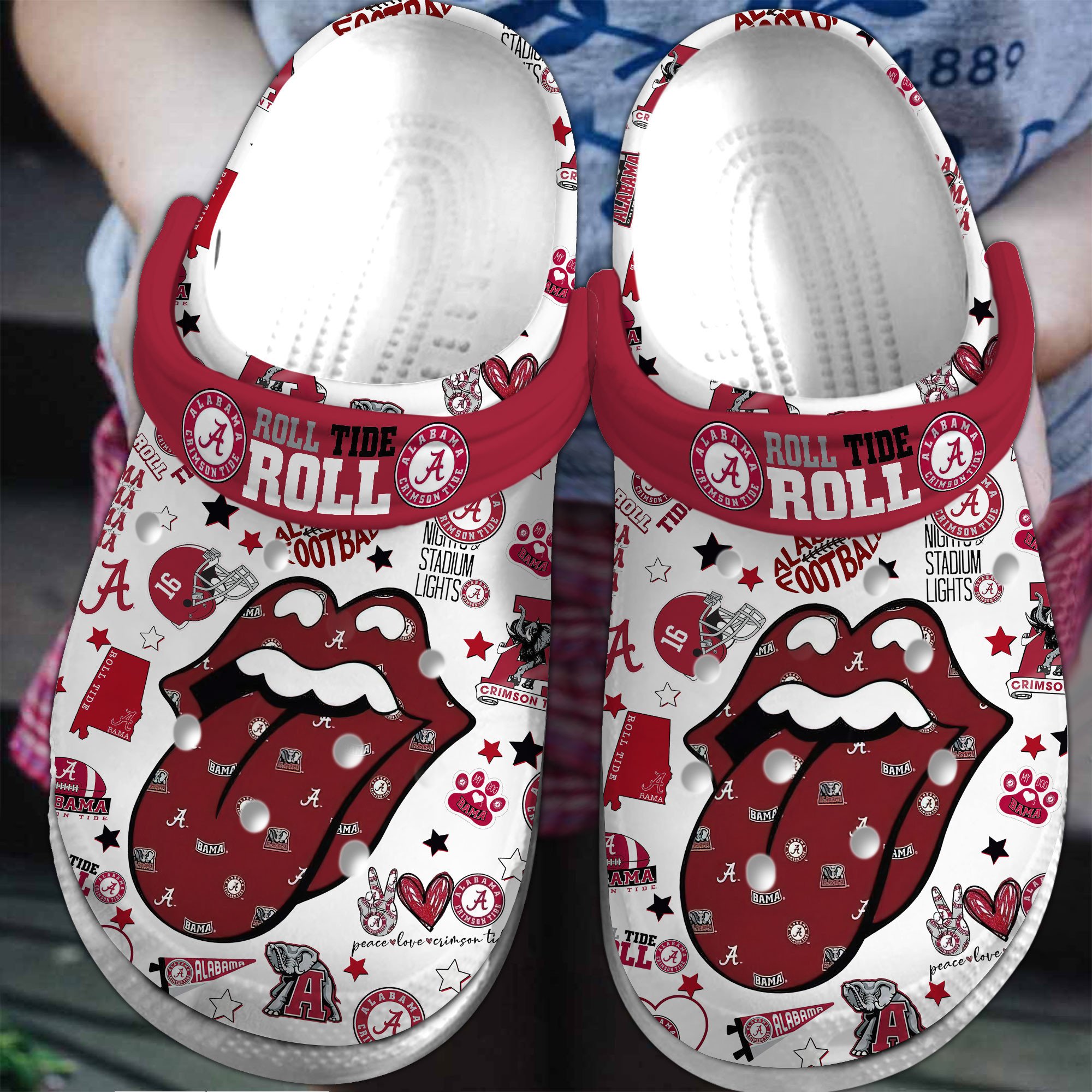 Alabama Crimson Tide 2025 NCAA Sport Crocs Clogs For Men Women and Kids - GNL146621
