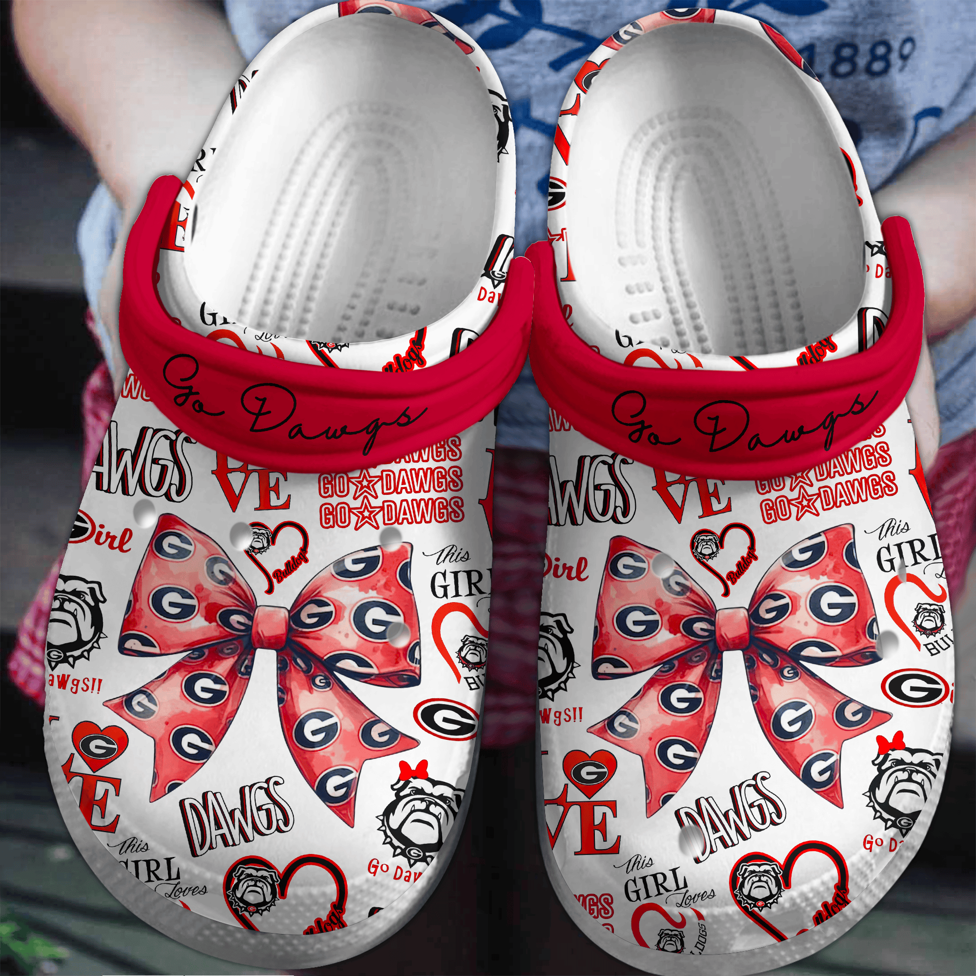 Georgia Bulldogs 2025 NCAA Sport Crocs Clogs For Men Women and Kids - GNL146630