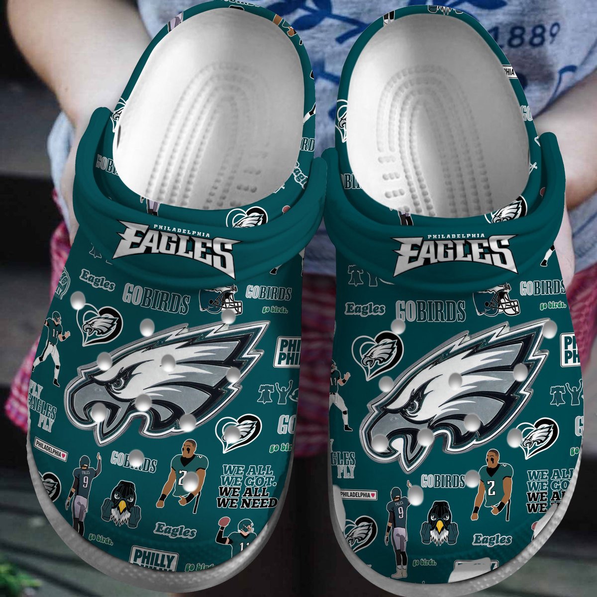 Philadelphia Eagles NFL Sport Crocs For Men Women and Kids - GNL1461447