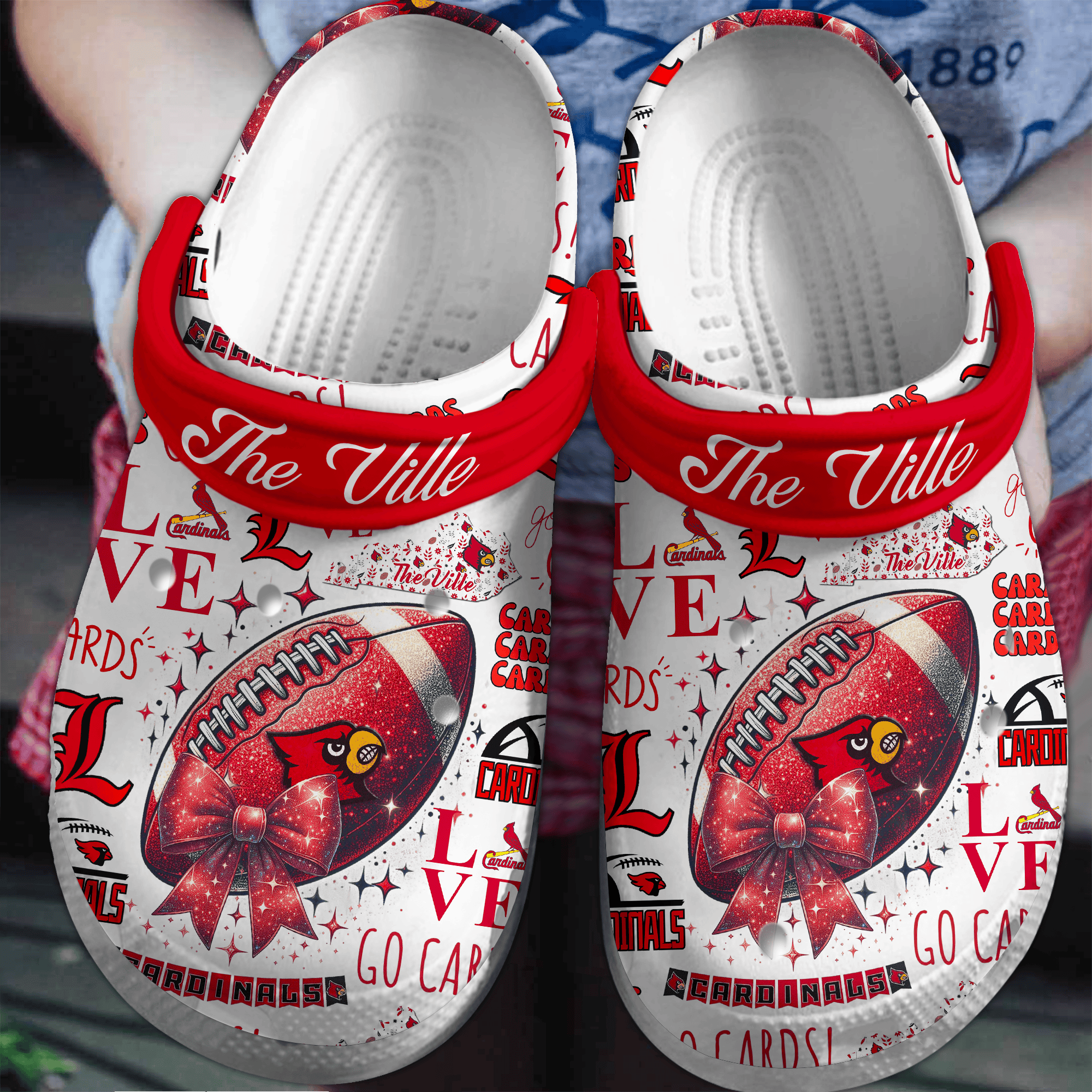 Louisville Cardinals 2025 NCAA Sport Crocs Clogs For Men Women and Kids - GNL146633