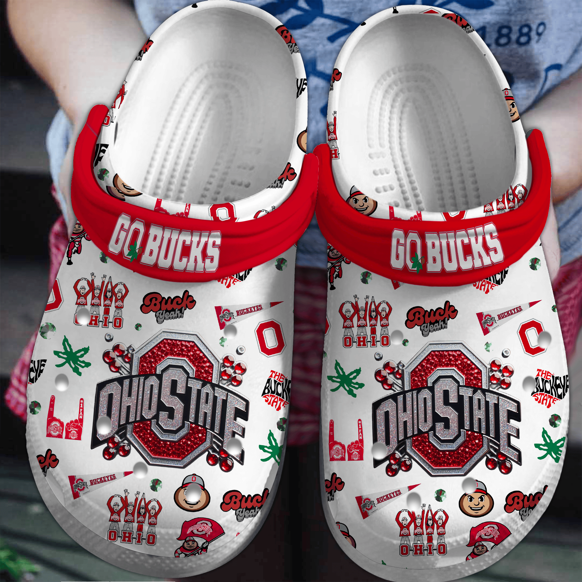 Ohio State Buckeyes 2025 NCAA Sport Crocs Clogs For Men Women and Kids - GNL146629