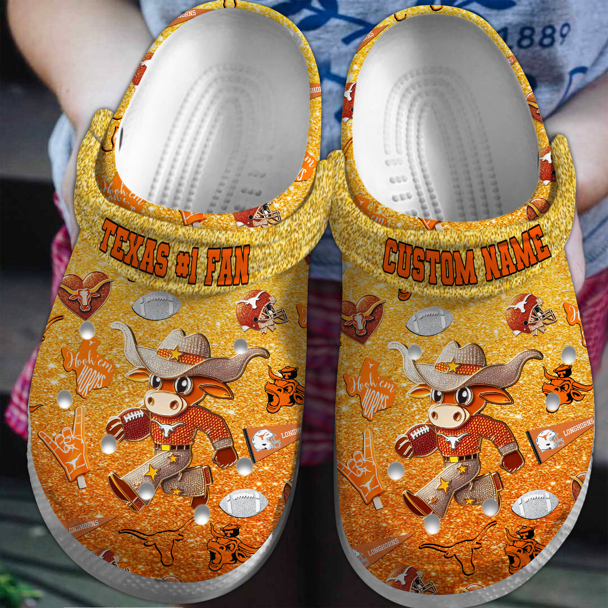 Texas Longhorns 2025 NCAA Sport Crocs Clogs For Men Women and Kids - GNL146636