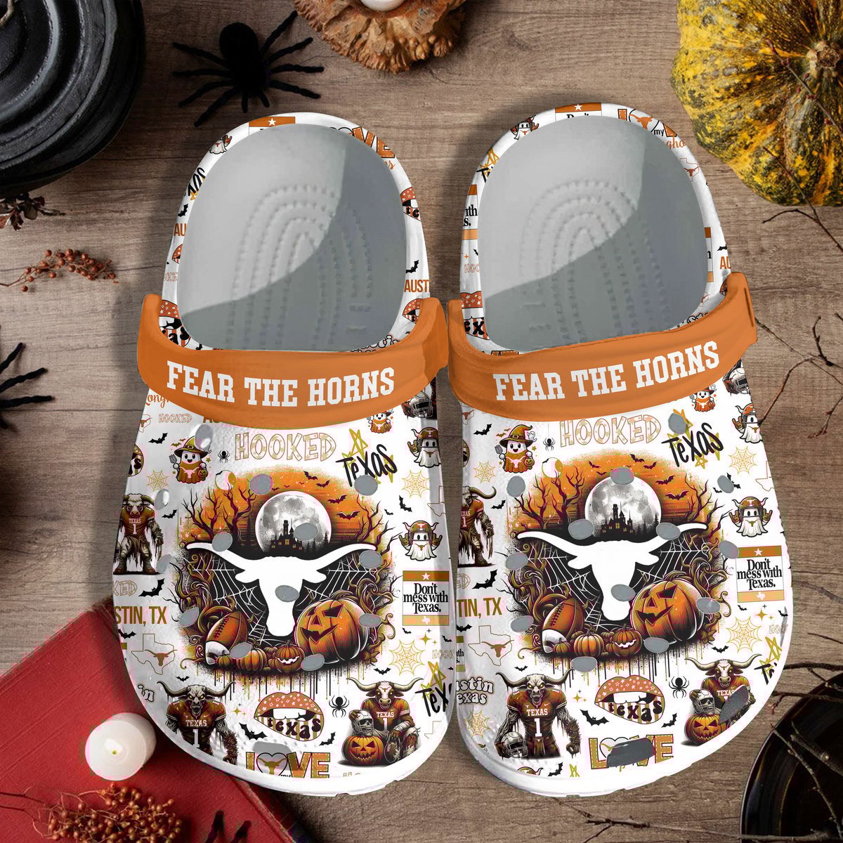 Texas Longhorn 2025 NCAA Sport Crocs Clogs For Men Women and Kids - GNL146637