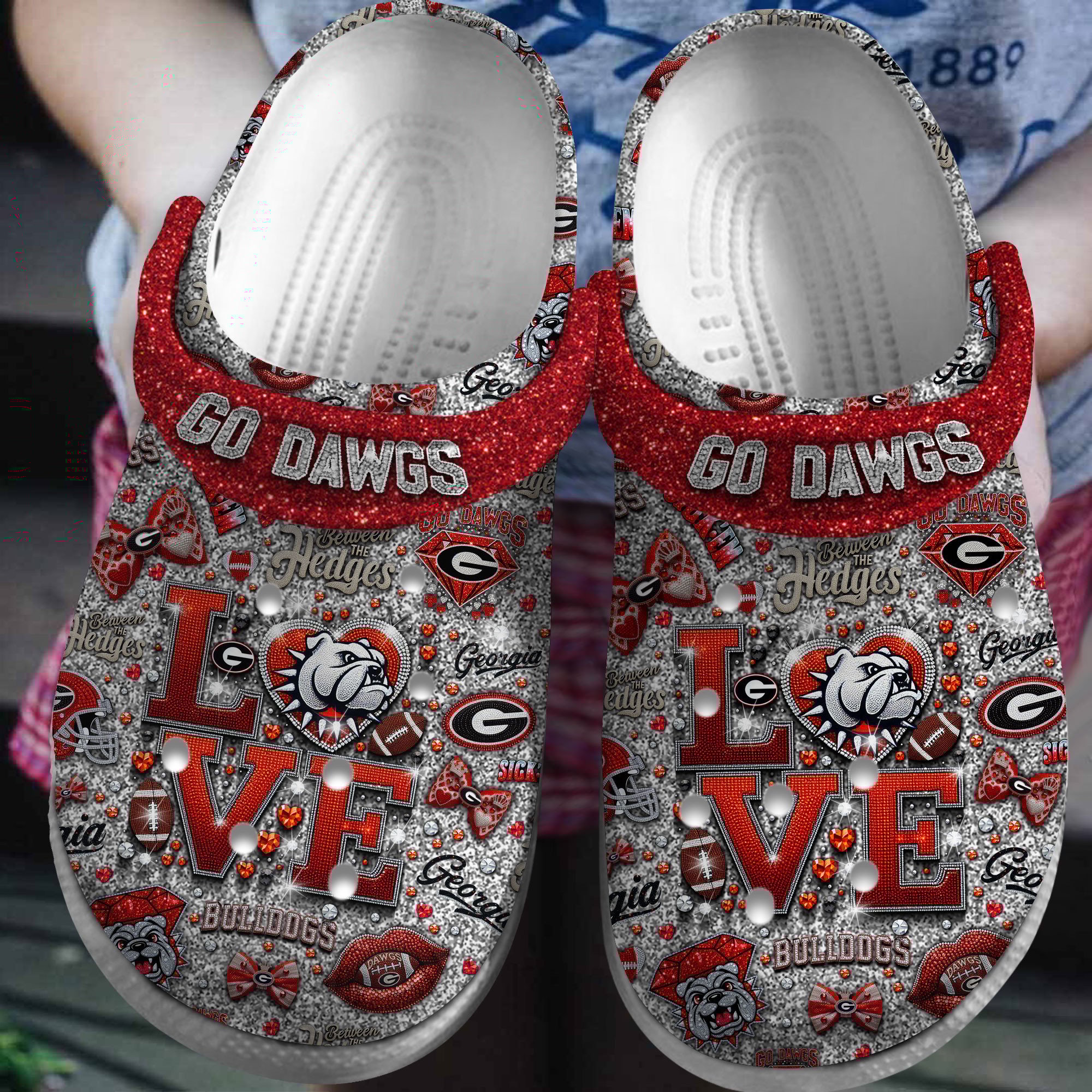 Georgia Bulldogs 2025 NCAA Sport Crocs Clogs For Men Women and Kids - GNL146640