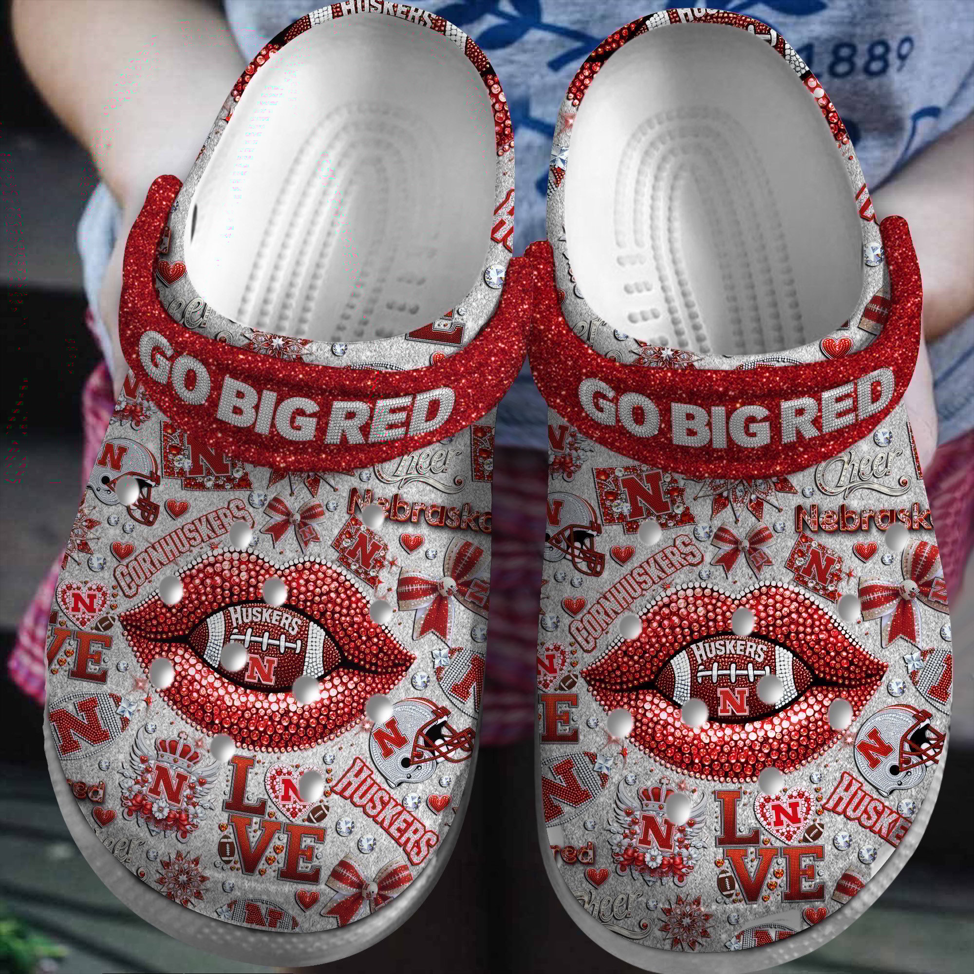 Nebraska Cornhuskers 2025 NCAA Sport Crocs Clogs For Men Women and Kids - GNL146642