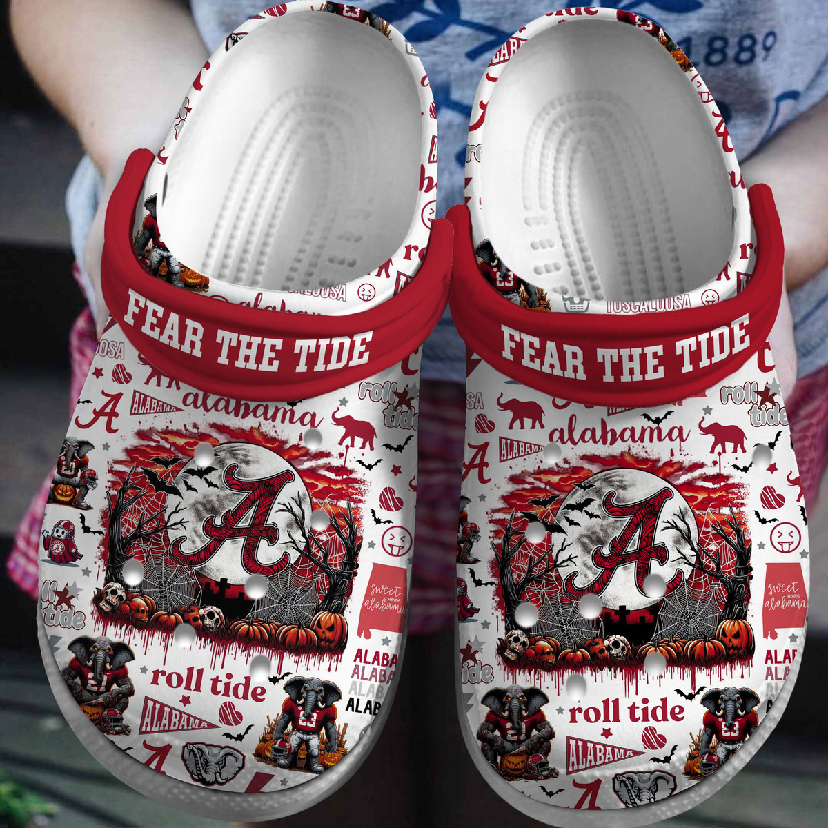 Alabama Crimson Tide 2025 NCAA Sport Crocs Clogs For Men Women and Kids - GNL146641