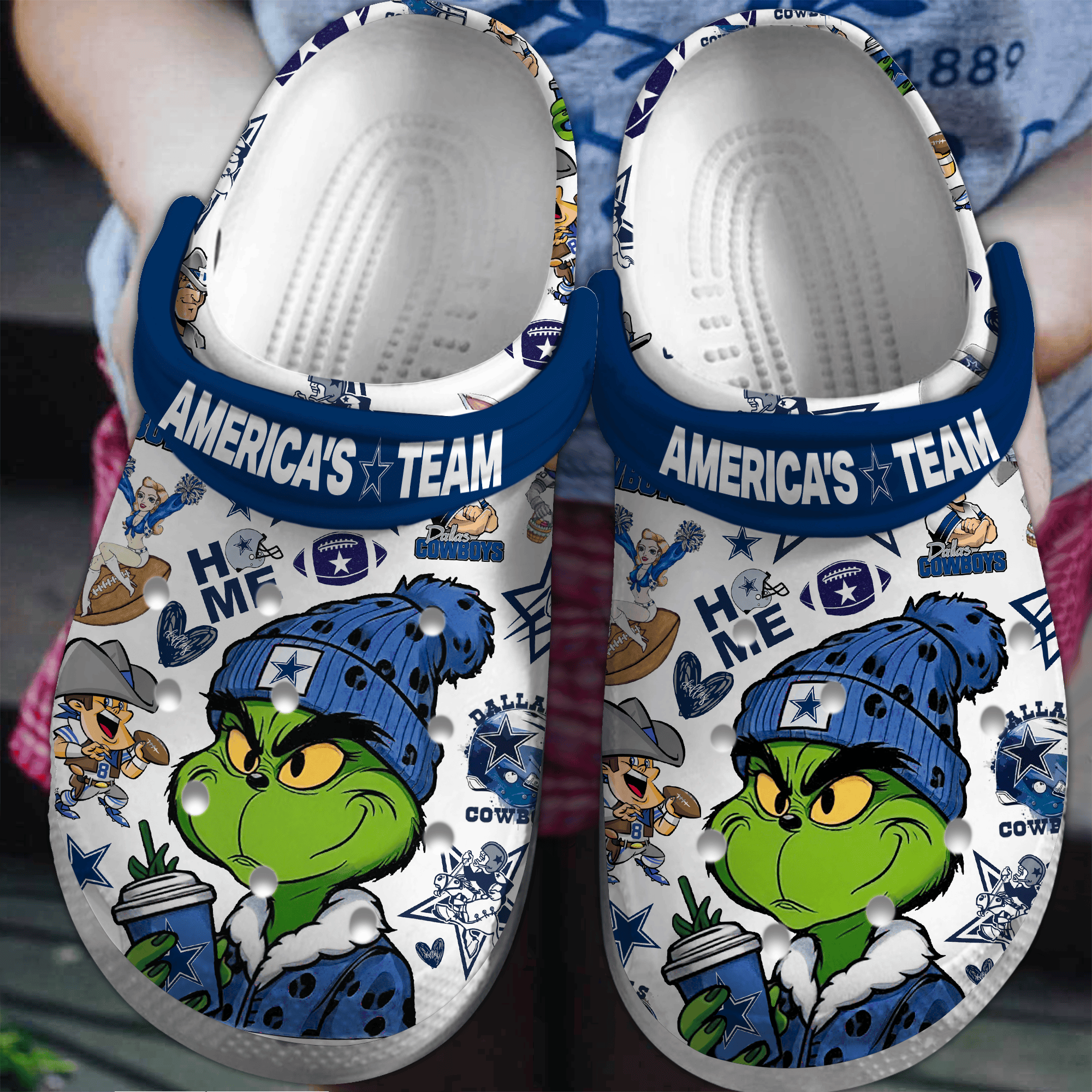 Dallas Cowboys NFL Sport Crocs For Men Women and Kids - GNL1461466