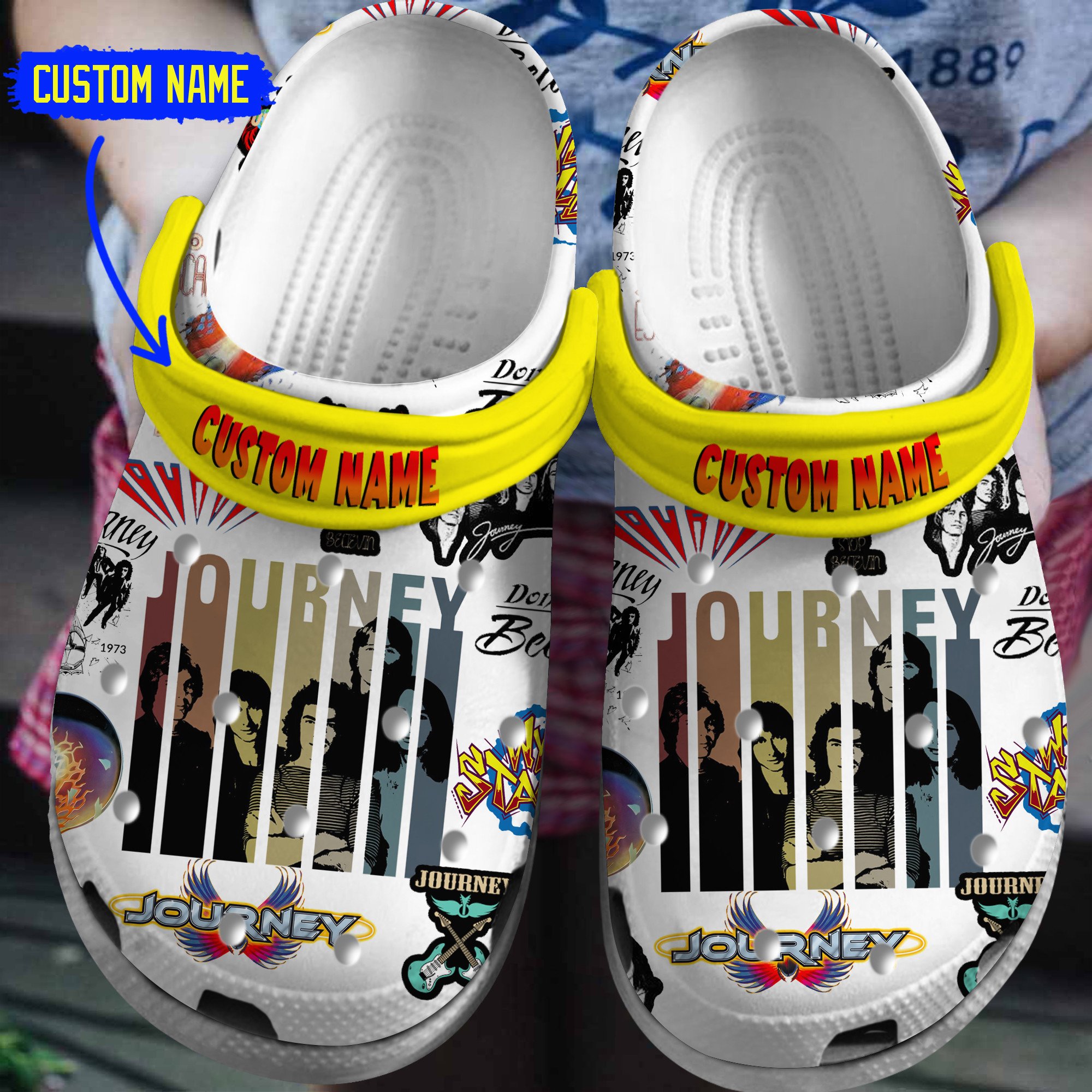 Marilyn Monroe Music Crocs Crocband Clogs Shoes For Men Women and Kids
