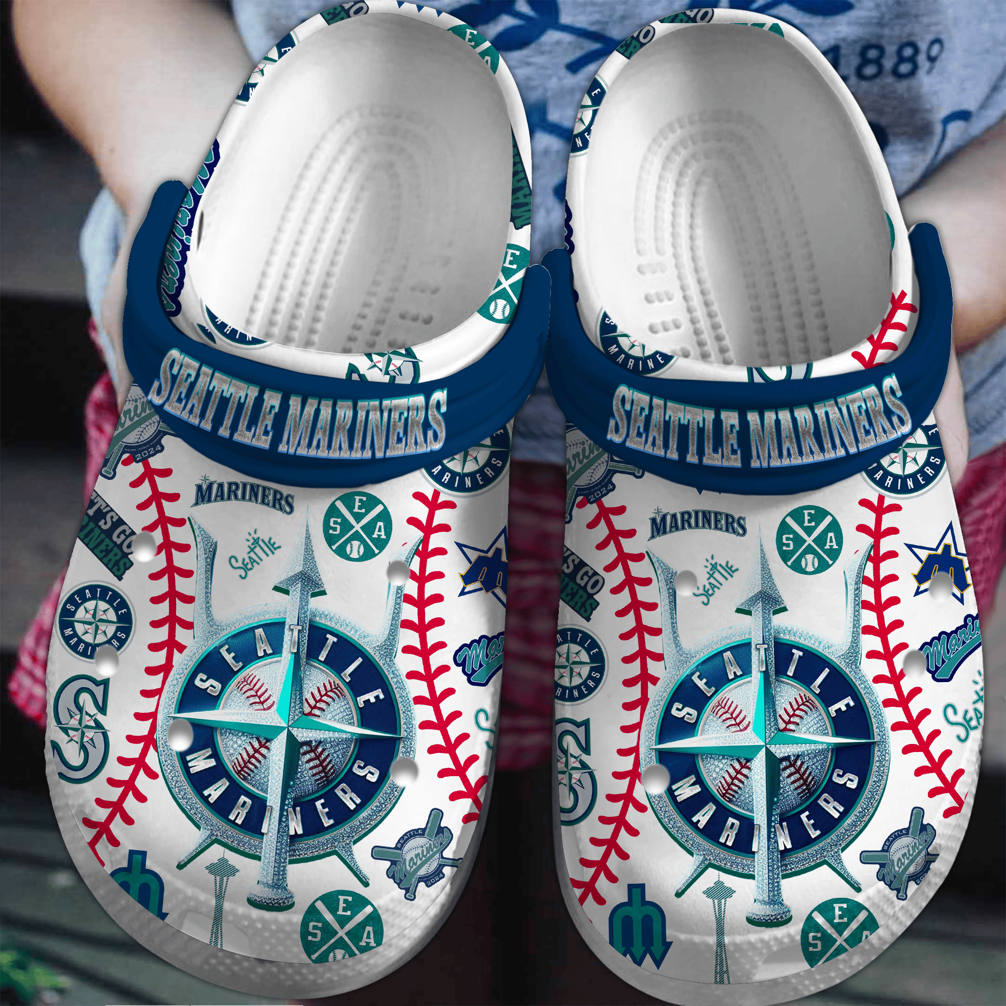 Seattle Mariners MLB Crocs Shoes Comfortable For Men Women and Kids - GNL16079