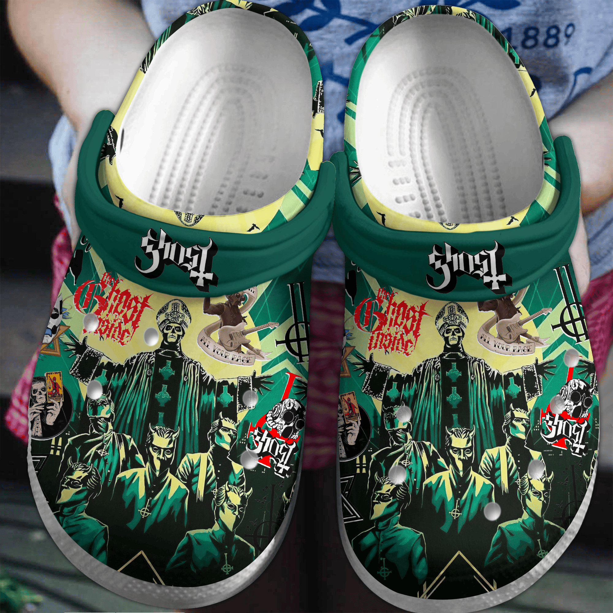 Rod Wave Music Christmas Crocs Crocband Clogs Shoes Comfortable