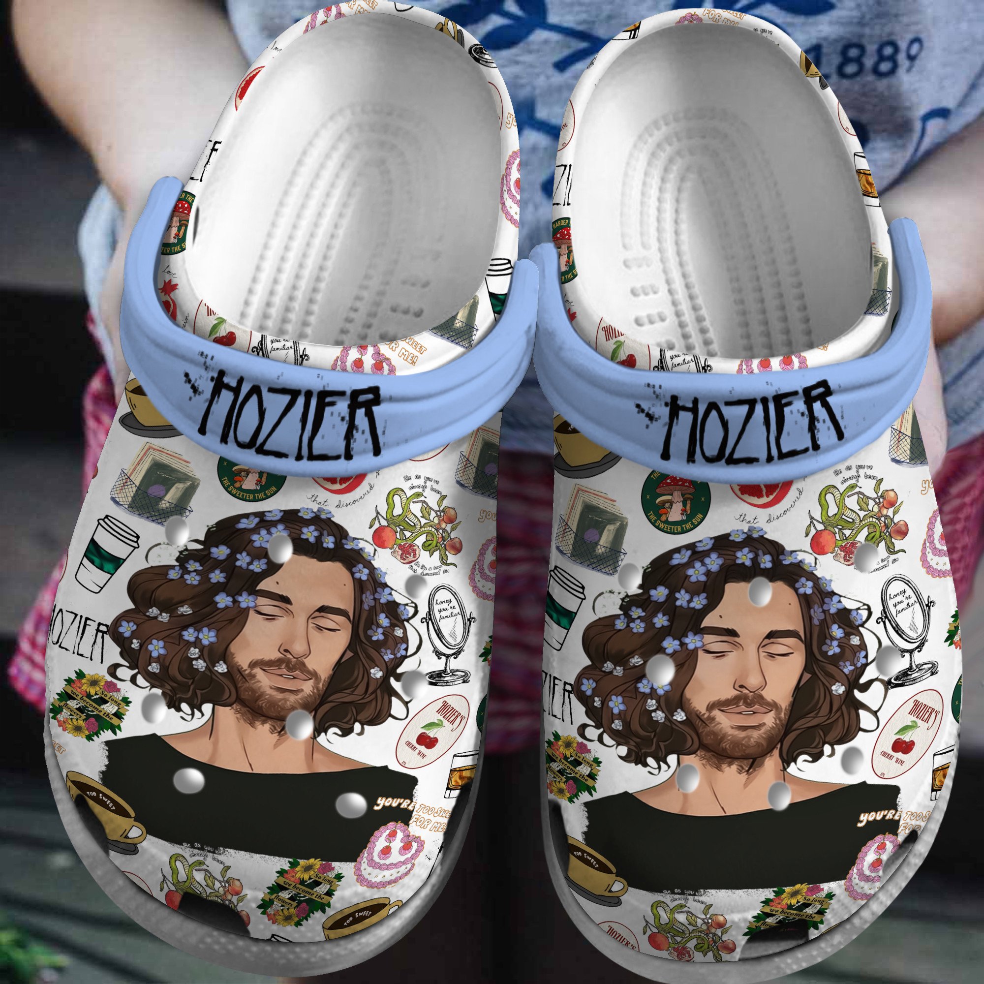 Charlie XCX Music Crocs Crocband Clogs Shoes Comfortable