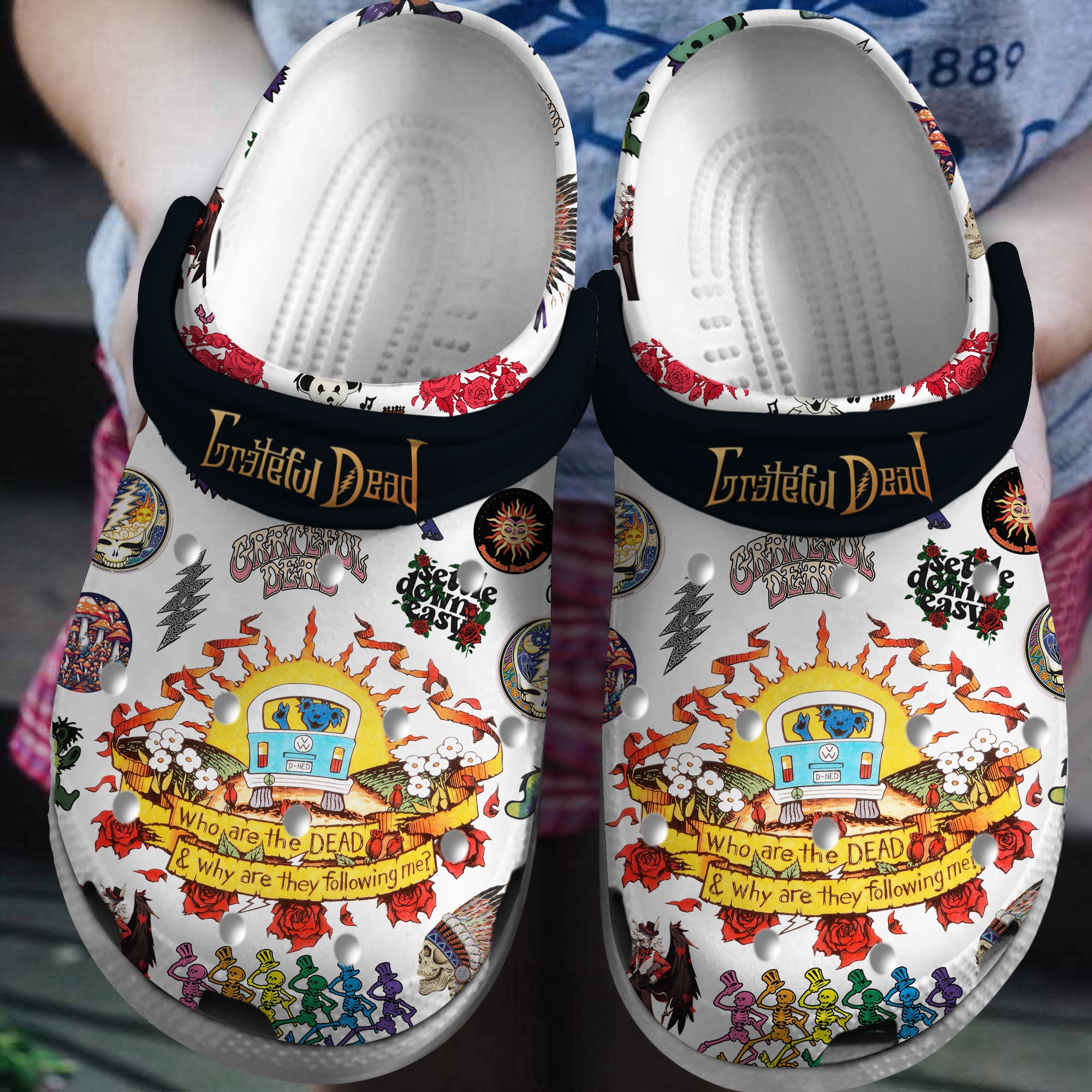 Porter Robinson Music Crocs Crocband Clogs Shoes Comfortable