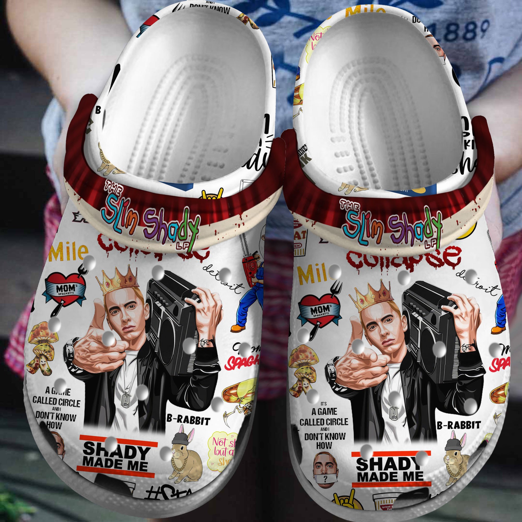 OverKill Band Music Crocs Crocband Clogs Shoes Comfortable