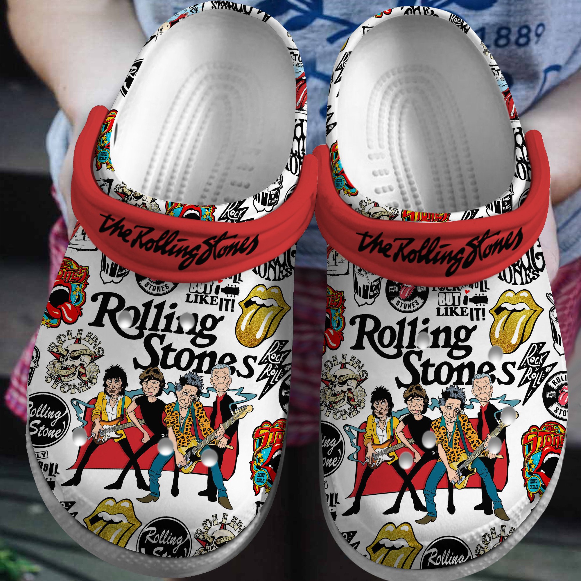 Falling In Reverse Music Crocs Crocband Clogs Shoes Comfortable