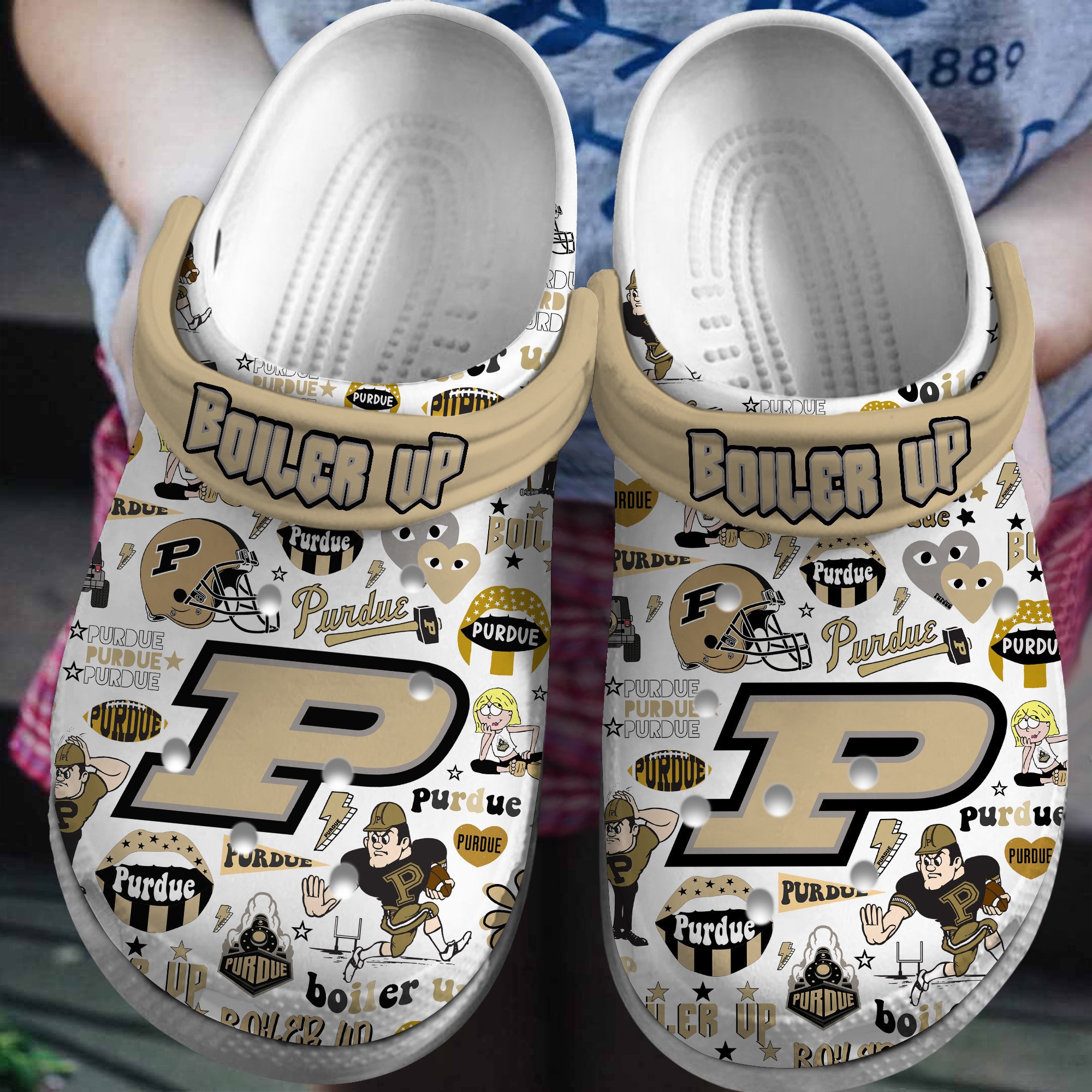 Purdue Boilermakers Basketball 2025 NCAA Sport Crocs Clogs For Men Women and Kids - GNL146649