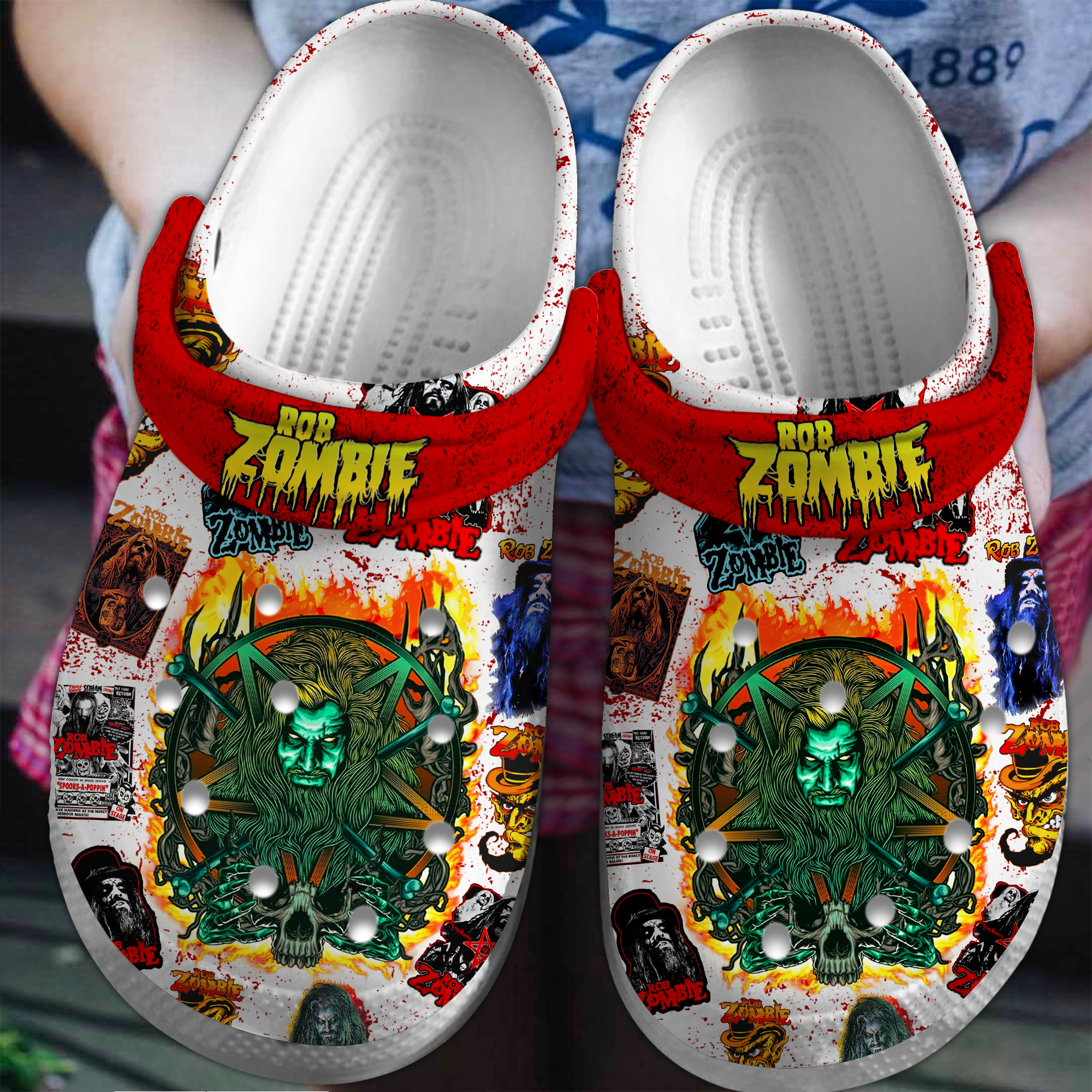 U2:UV Achtung Baby Live at Sphere Music Crocs Crocband Clogs Shoes Comfortable