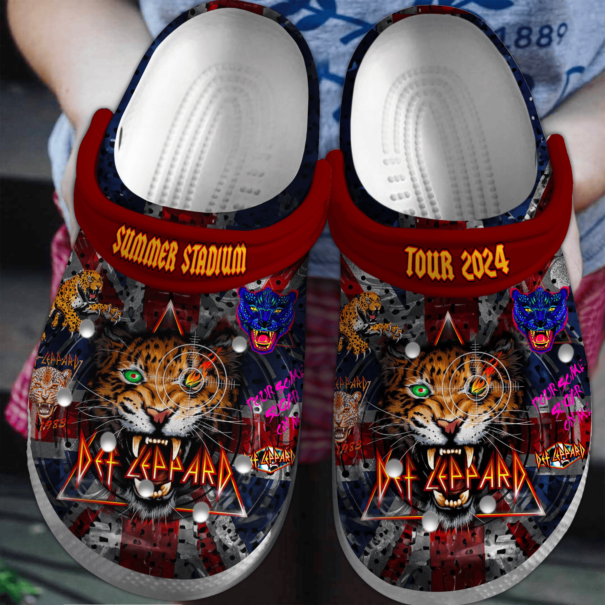 American Idiot Green Day Music Crocs Crocband Clogs Shoes Comfortable