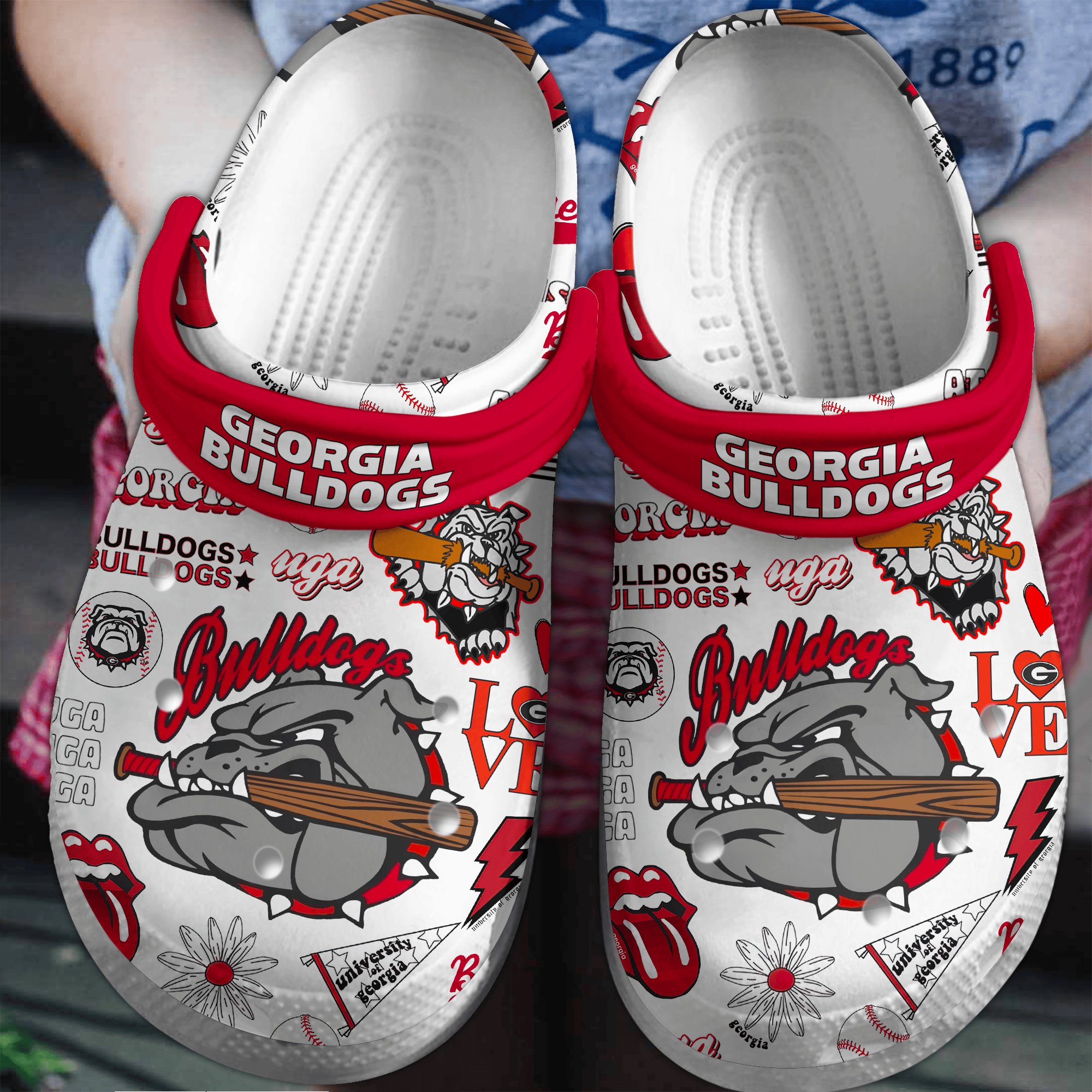 Georgia Bulldogs Football 2025 NCAA Sport Crocs Clogs For Men Women and Kids