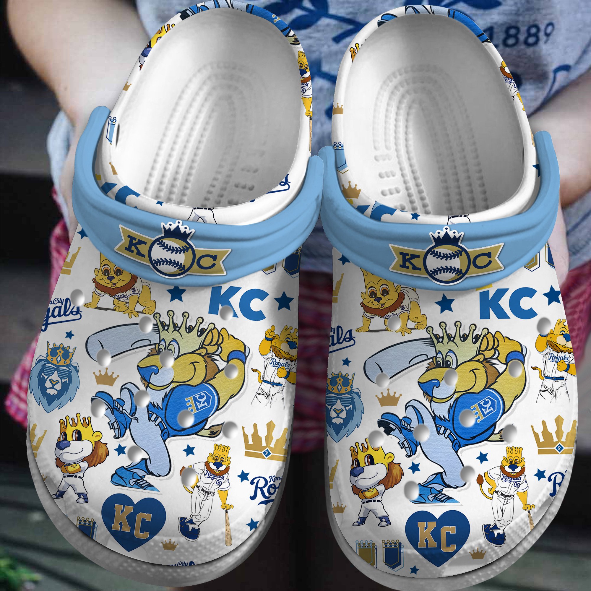 Kansas City Royals Baseball MLB Crocs Shoes Comfortable For Men Women and Kids
