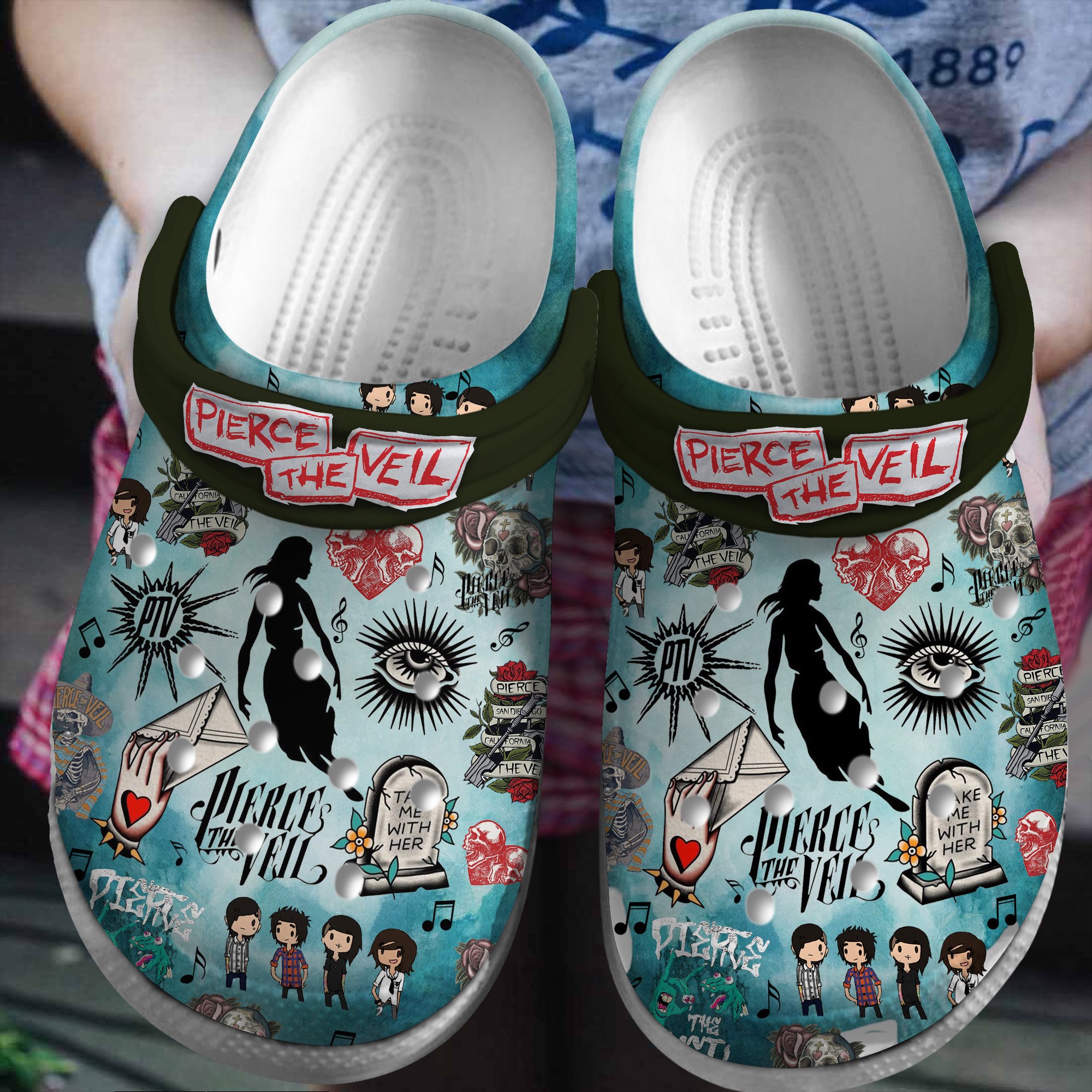 The Lumineers Music Crocs Crocband Clogs Shoes Comfortable