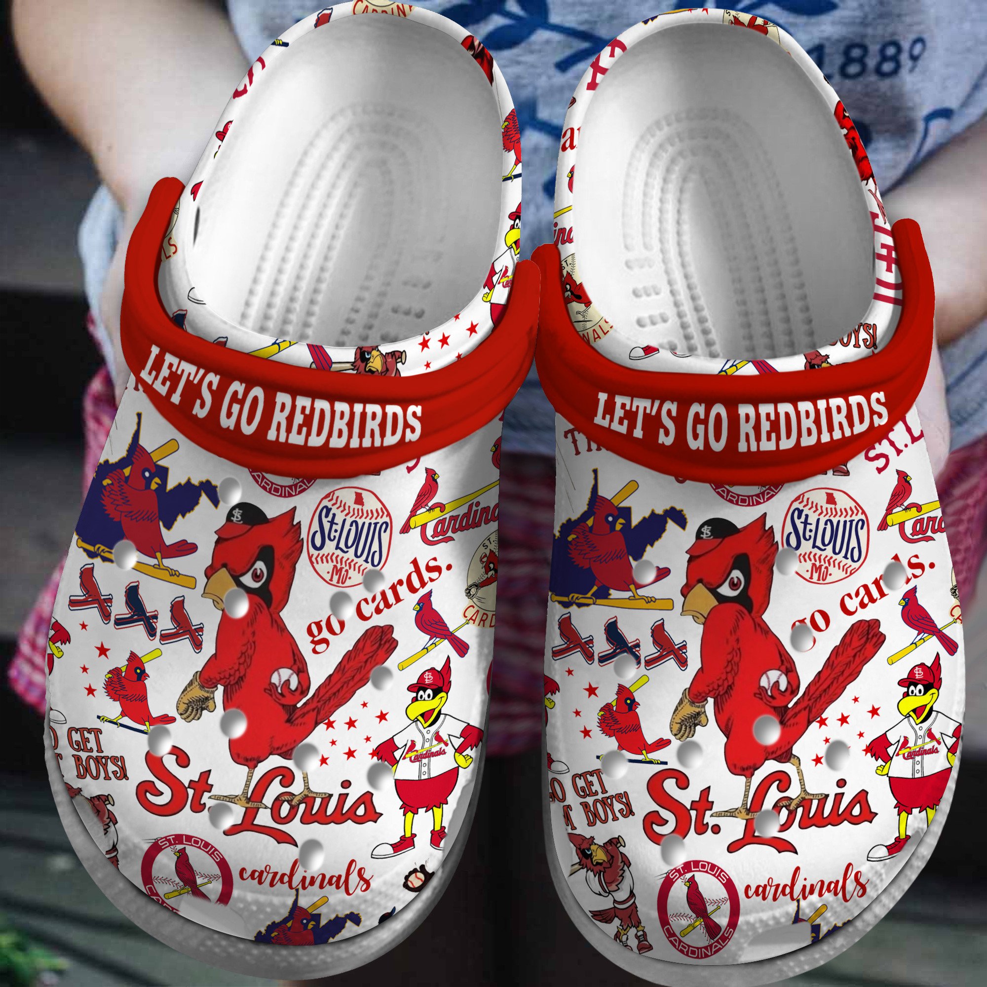 St. Louis Cardinals Baseball MLB Crocs Shoes Comfortable For Men Women and Kids