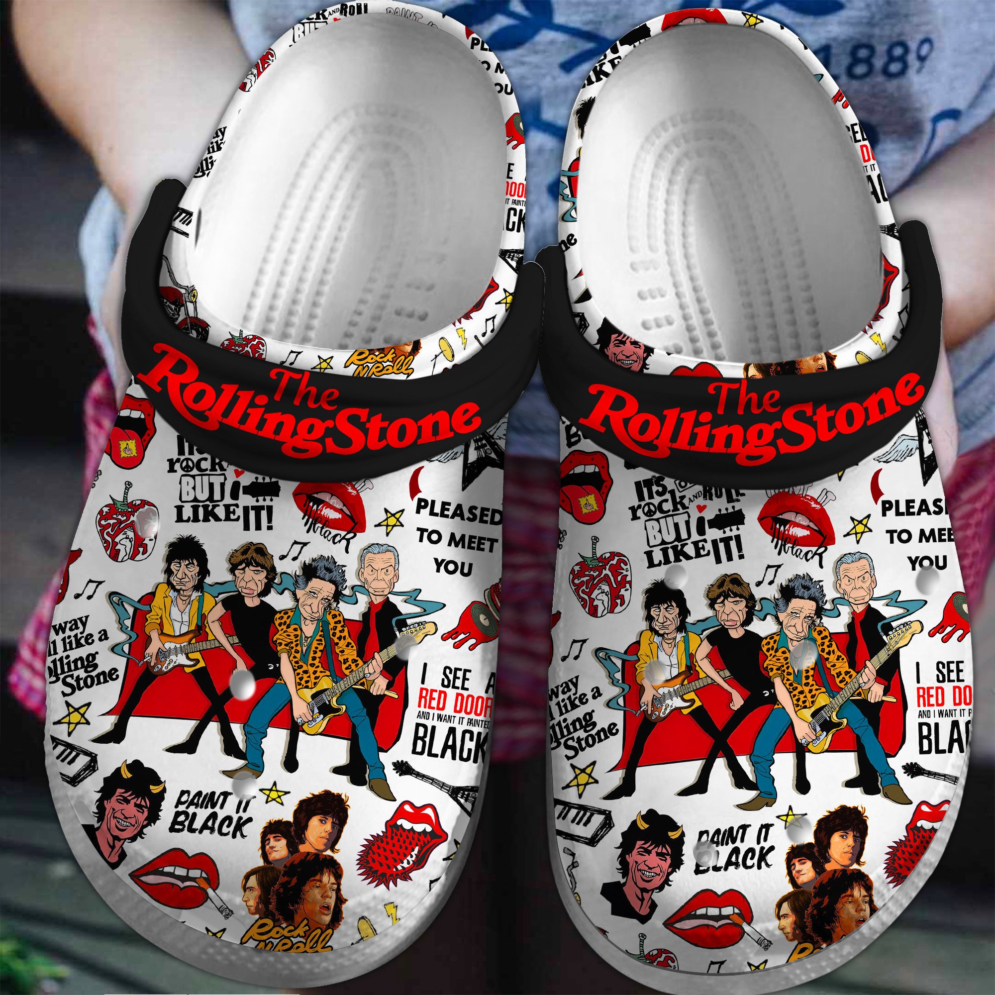 Lovers Rock Music Crocs Crocband Clogs Shoes Comfortable