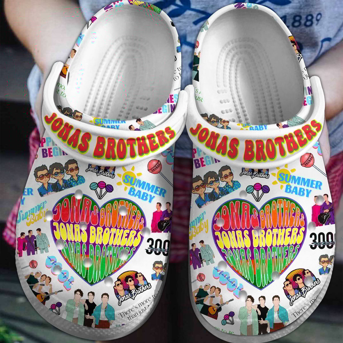 Wendy Music Crocs Crocband Clogs Shoes Comfortable