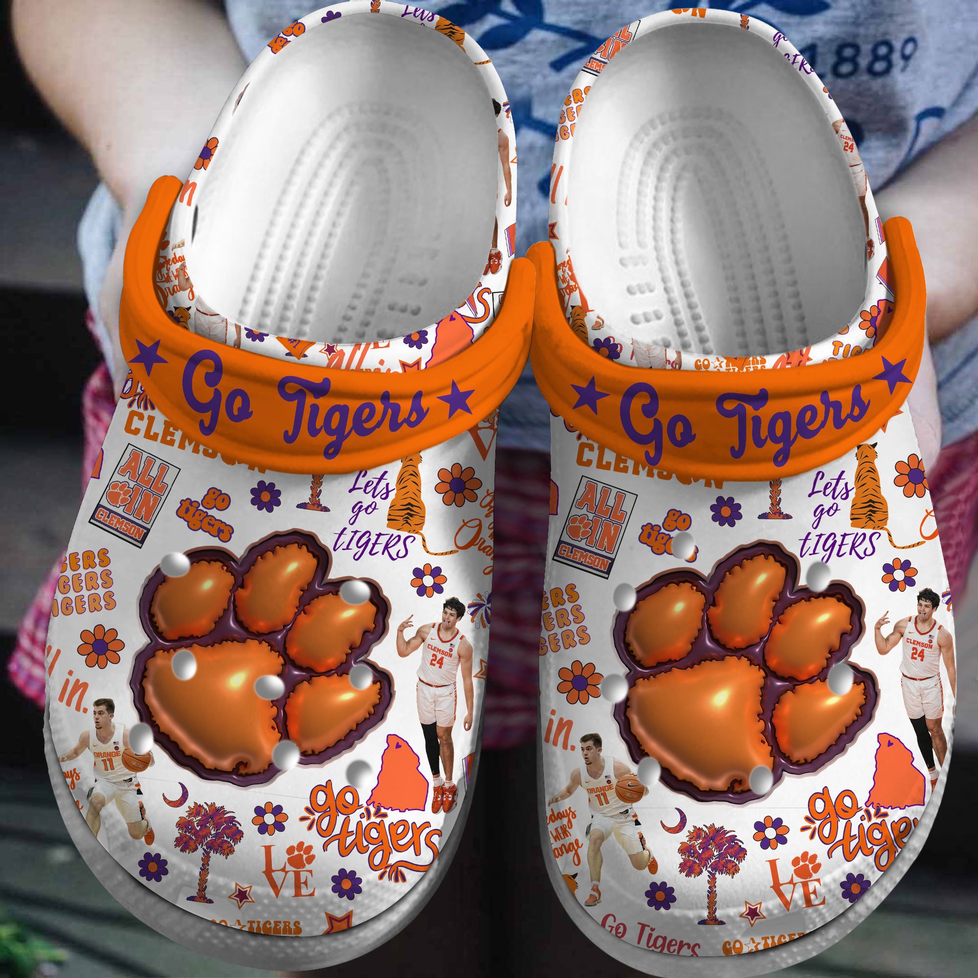 Clemson Tigers 2025 NCAA Sport Crocs Clogs For Men Women and Kids - GNL146666