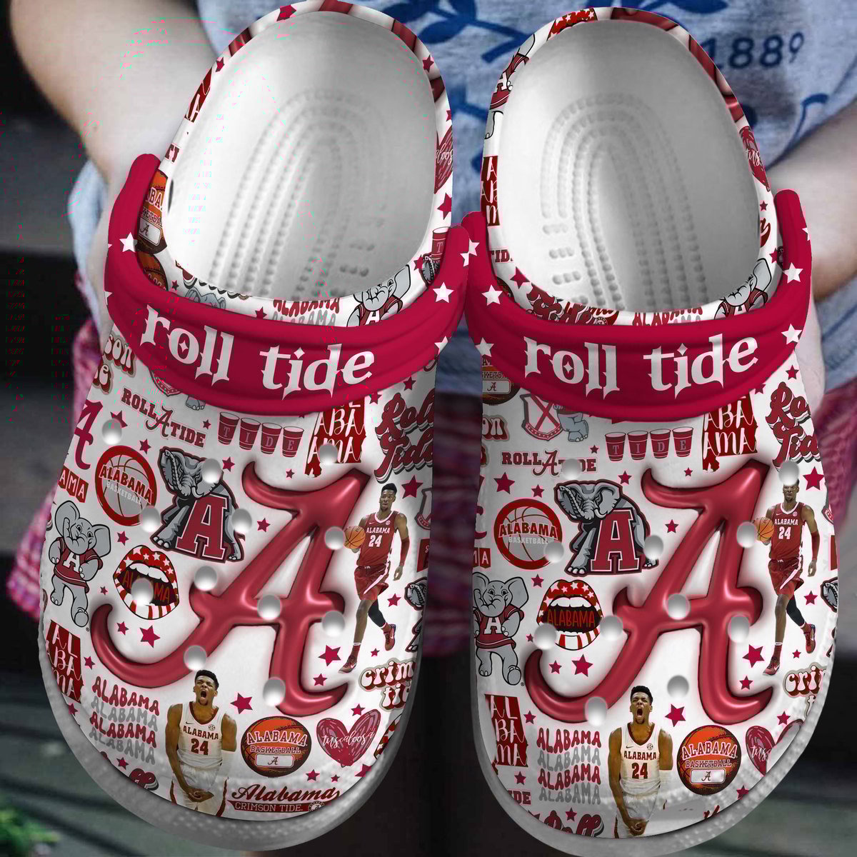 Alabama Crimson Tide 2025 NCAA Sport Crocs Clogs For Men Women and Kids - GNL146676