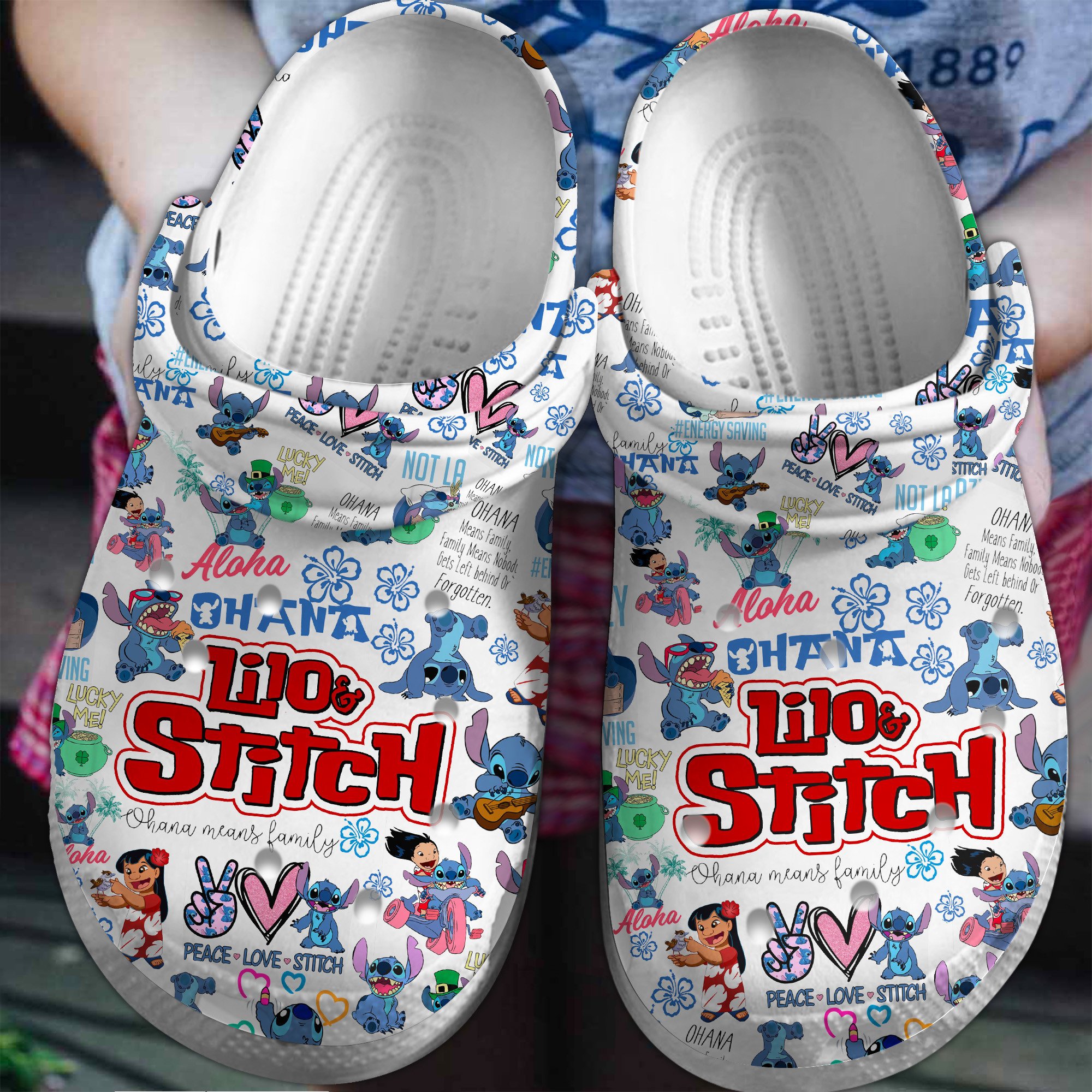Lilo And Stitch Disney Cartoon Crocs, Clogs Shoes Comfortable For Men Women and Kids - GNL2614718
