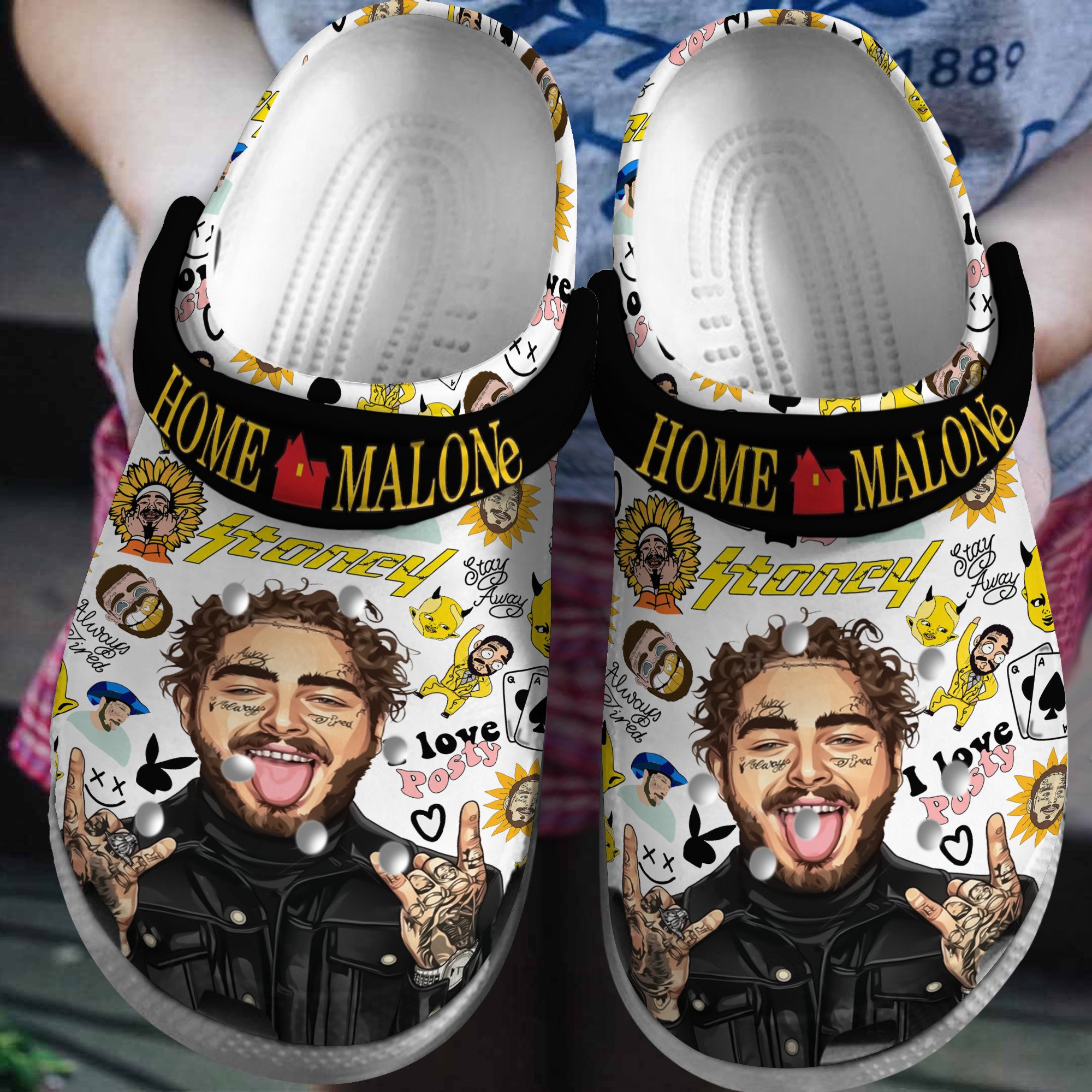 New Design Wallen Hardy Music Clogs Slippers, The Best Gift For Morgan Wallens Fans, New Design Crocs