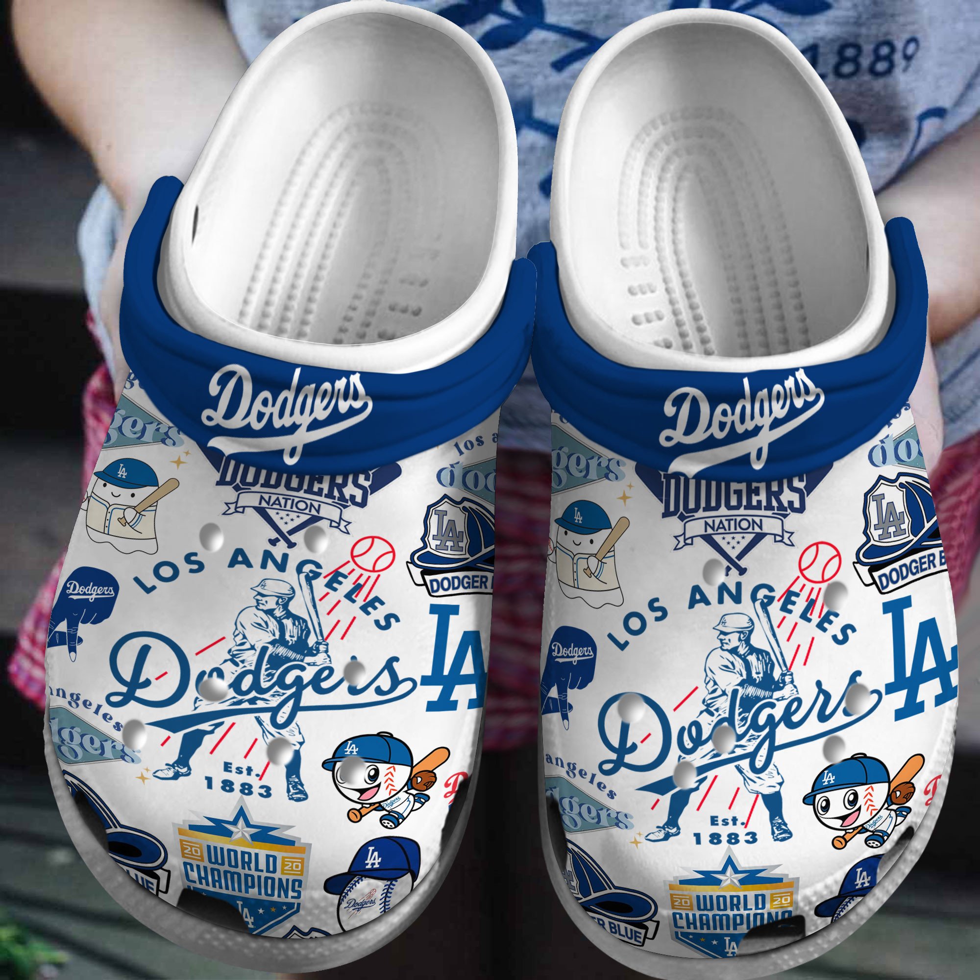 Los Angeles Dodgers MLB Crocs Shoes Comfortable For Men Women and Kids - GNL16105