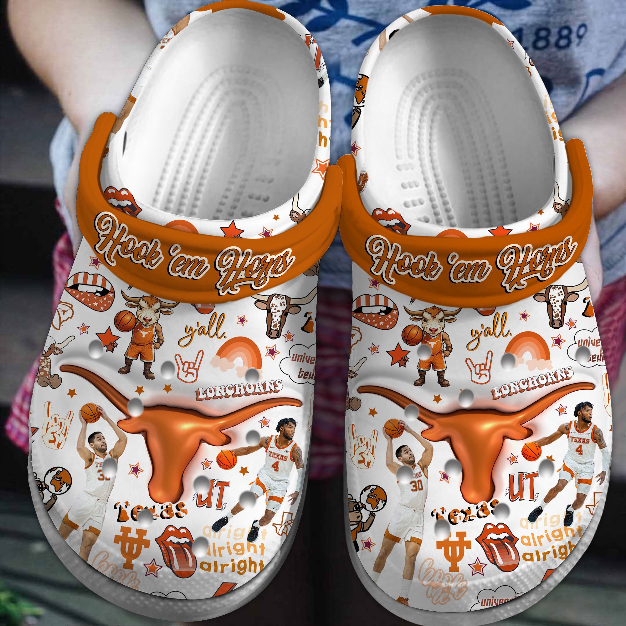 Texas Longhorns 2025 NCAA Sport Crocs Clogs For Men Women and Kids - GNL146692