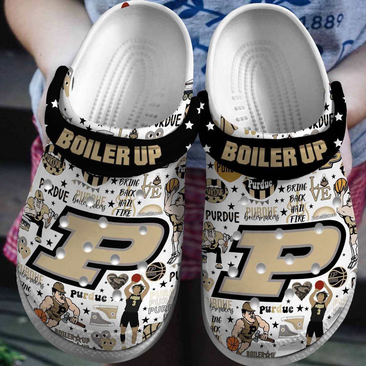Purdue Boilermakers 2025 NCAA Sport Crocs Clogs For Men Women and Kids - GNL146688