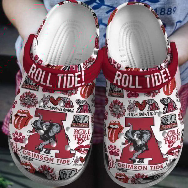 Alabama Crimson Tide 2025 NCAA Sport Crocs Clogs For Men Women and Kids - GNL146697