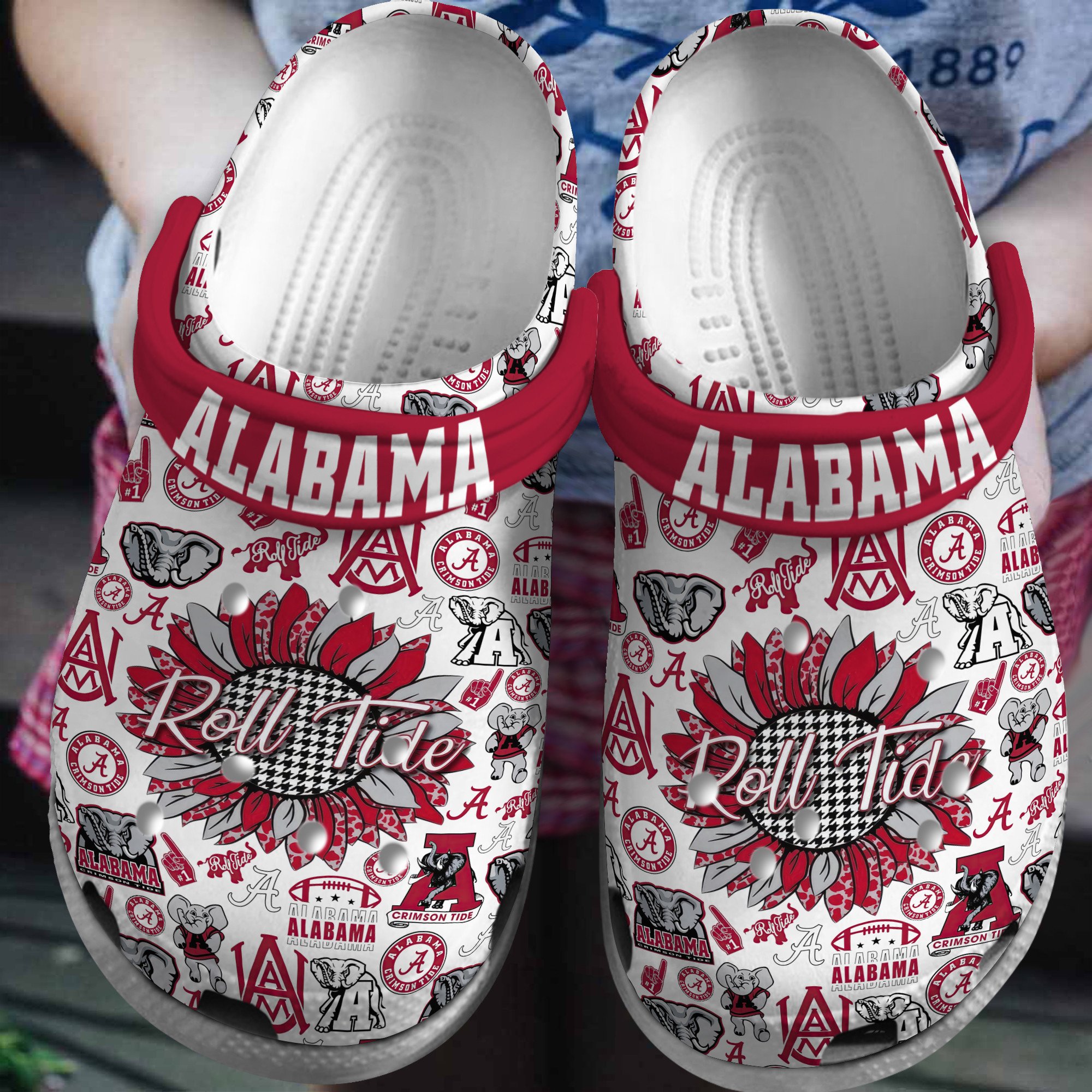 Alabama Crimson Tide 2025 NCAA Sport Crocs Clogs For Men Women and Kids - GNL146699