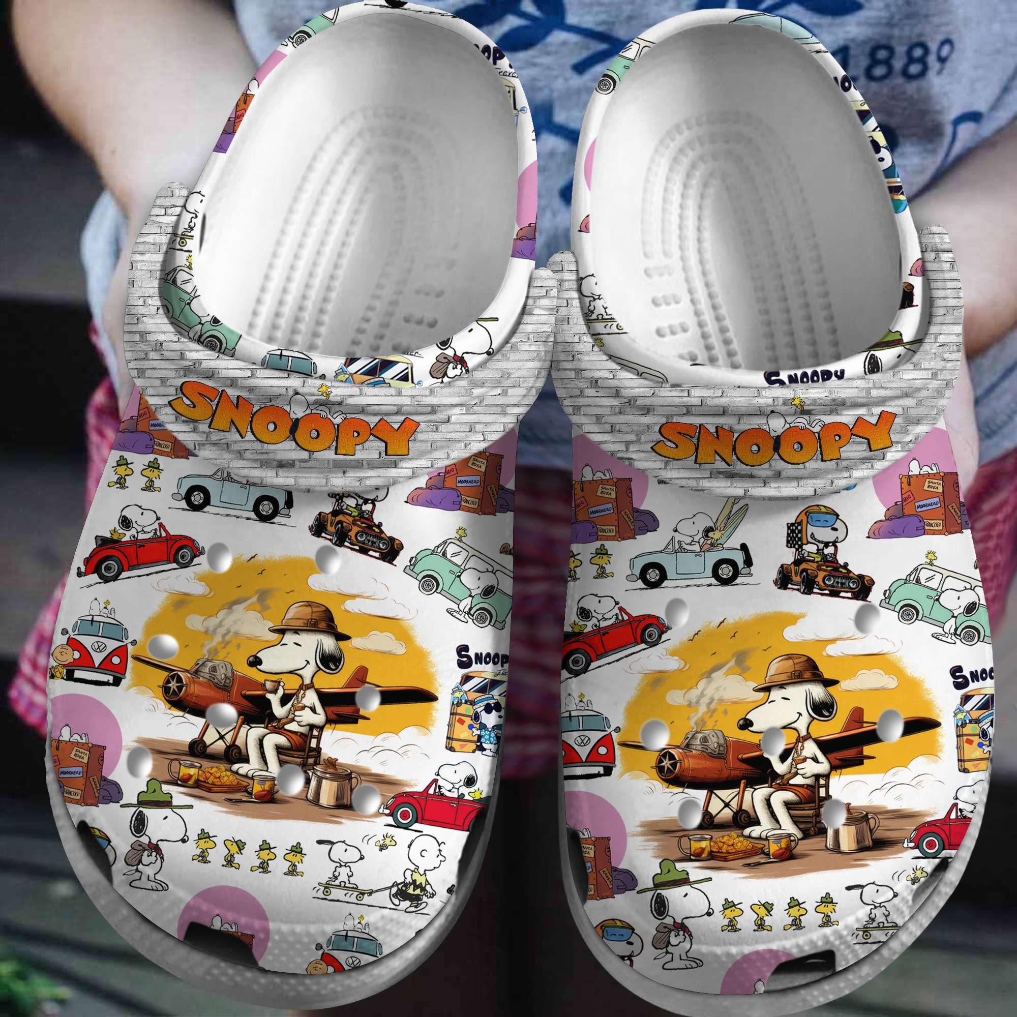 Snoopy Peanuts Cartoon Crocs, Clogs Shoes Comfortable For Men Women and Kids - GNL2614776