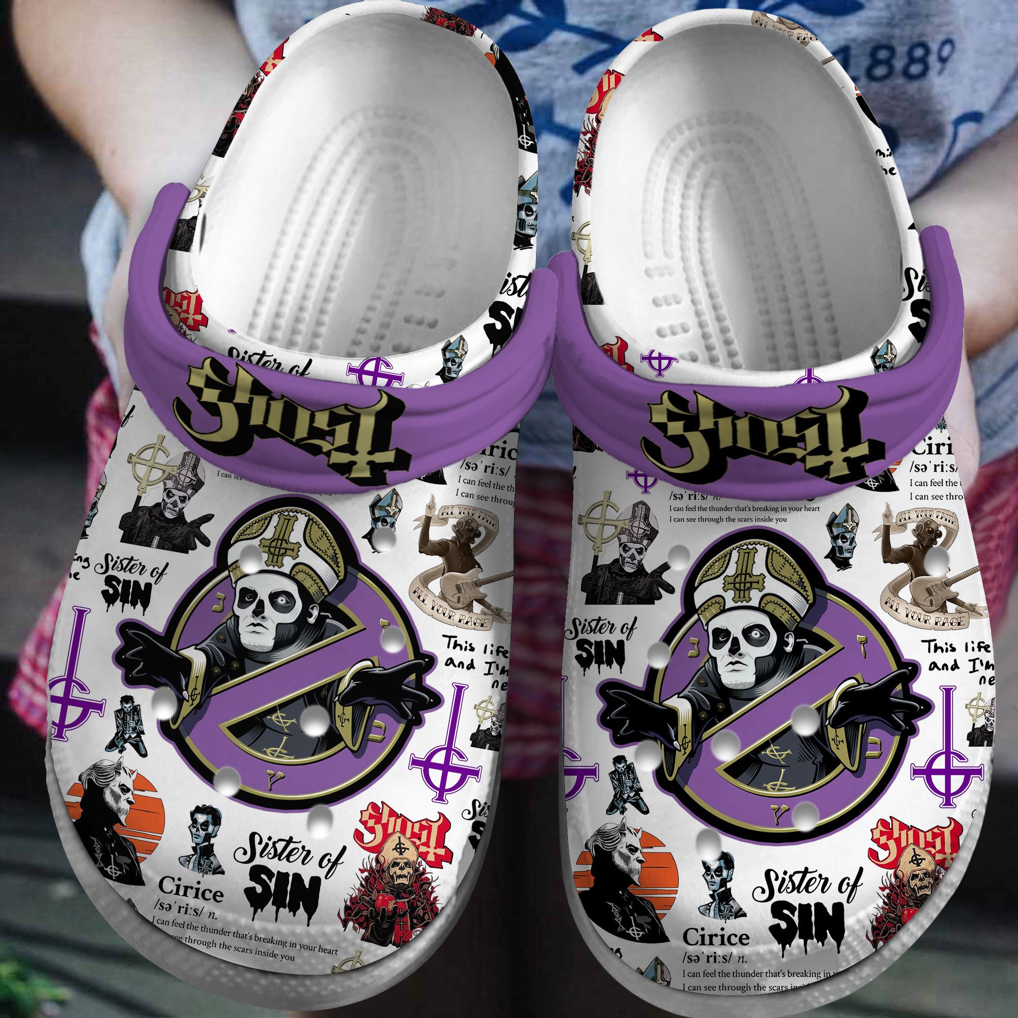 U2 Music Crocs Clogs, U2 Music Crocs