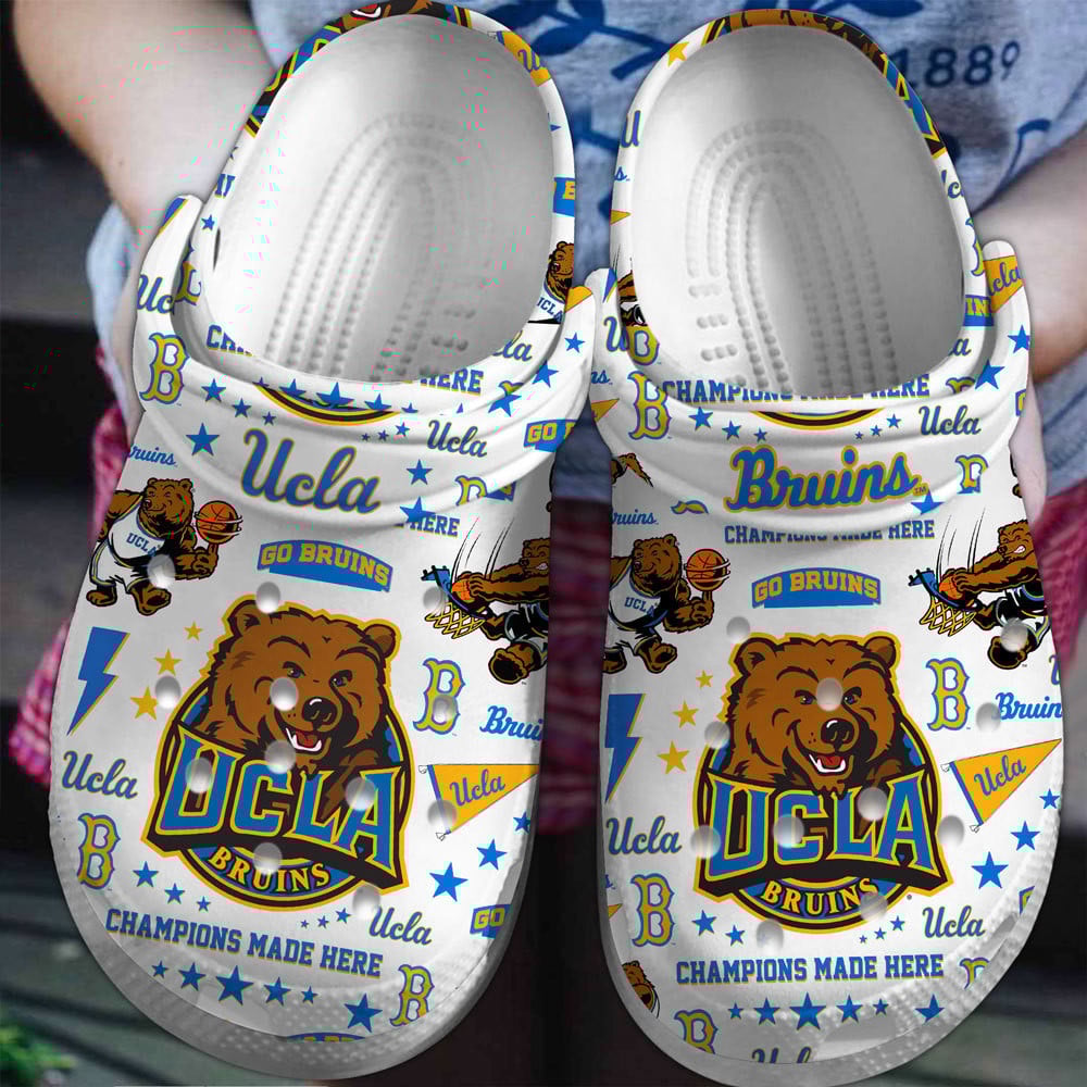 UCLA Bruins 2025 NCAA Sport Crocs Clogs For Men Women and Kids - GNL146727