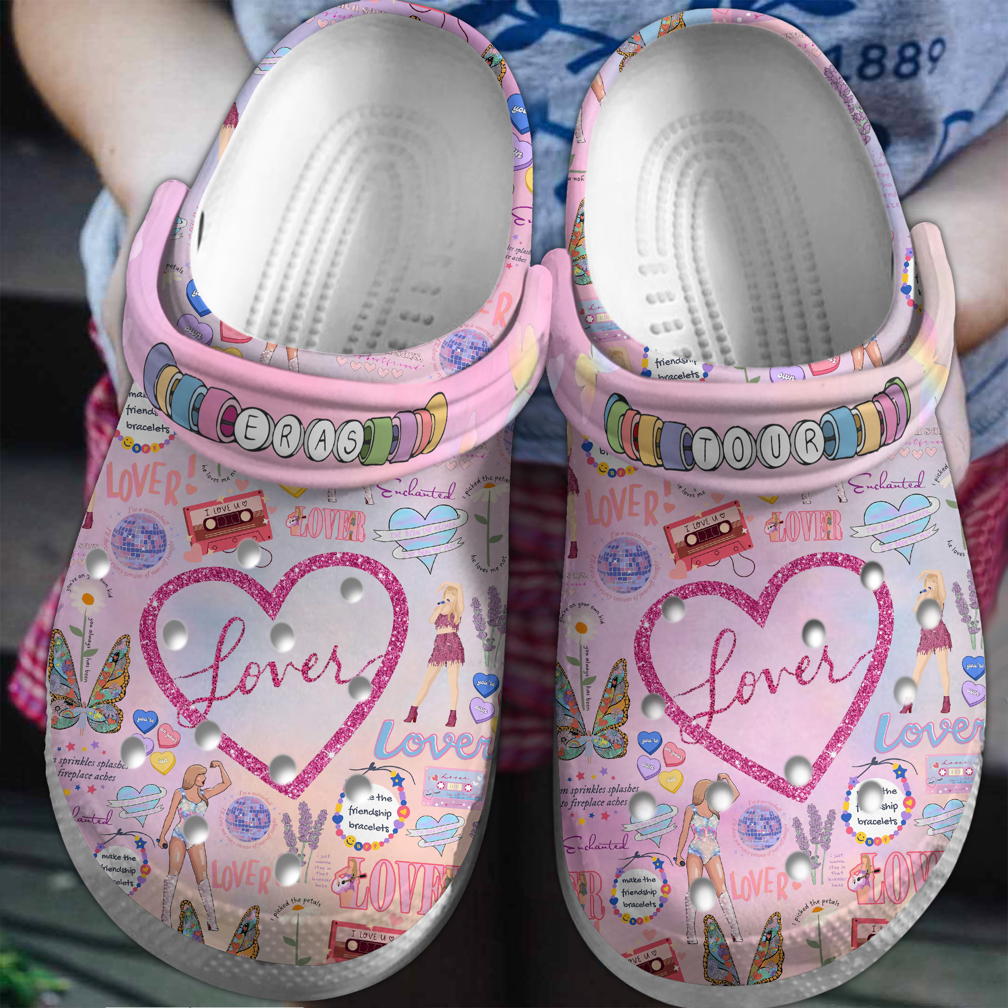 Aerosmith Band Music Crocs Crocband Clogs Shoes For Men Women and Kids