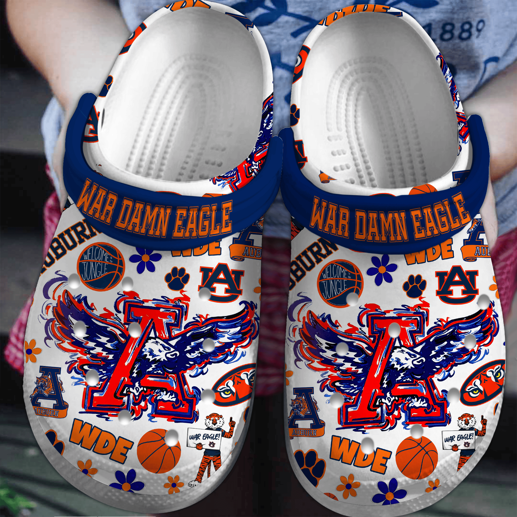 War Damn Eagles 2025 NCAA Sport Crocs Clogs For Men Women and Kids