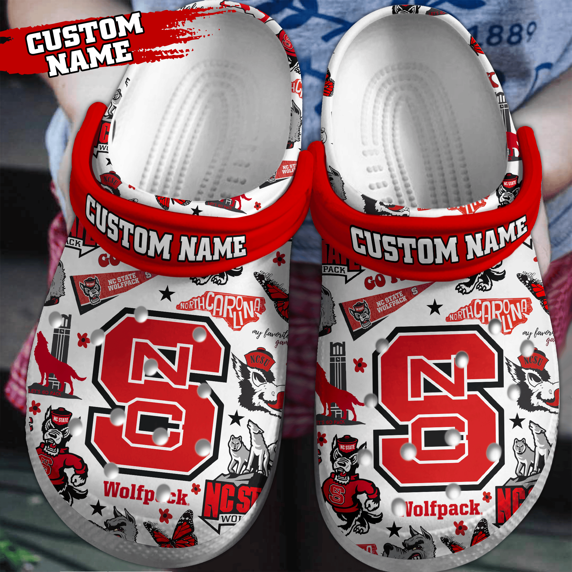 NC State Wolfpack men’s basketball 2025 NCAA Sport Crocs Clogs For Men Women and Kids - GNL146730