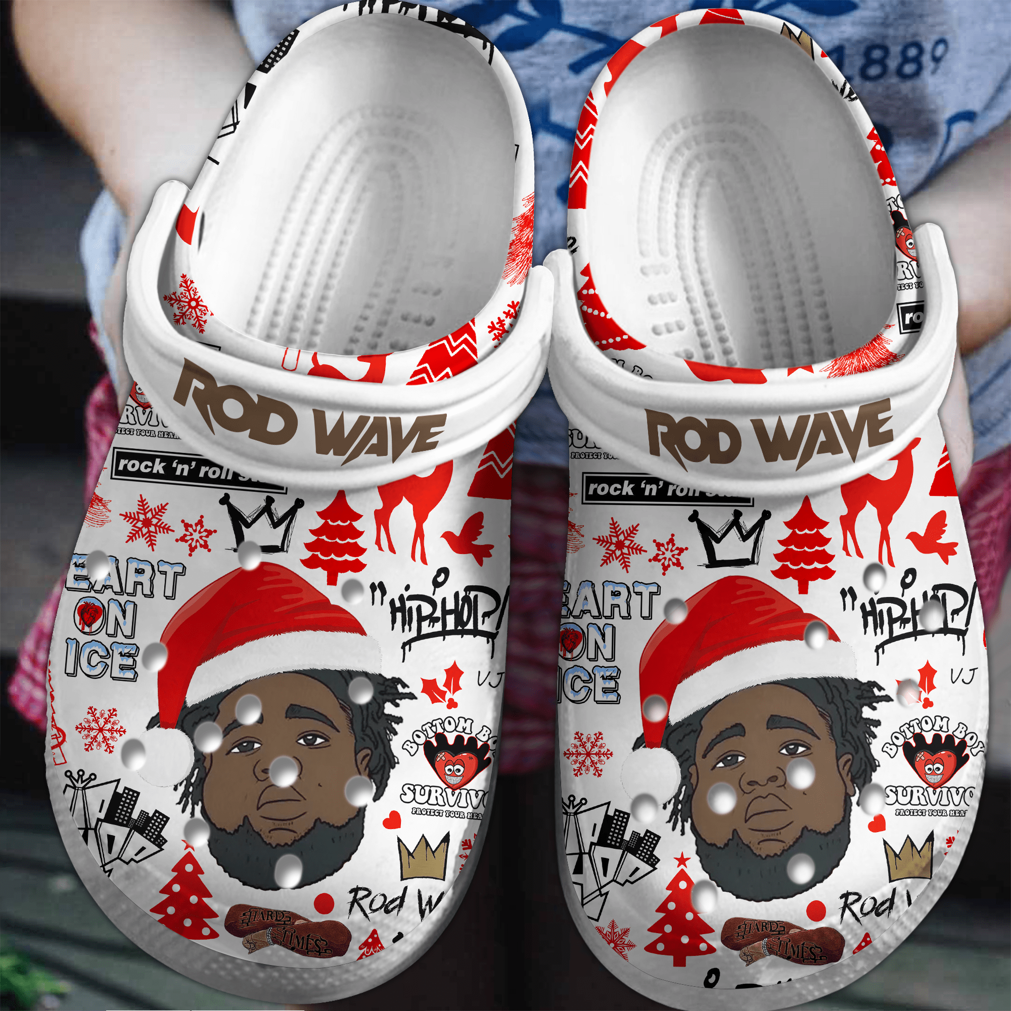 Ariana Grande Music Christmas Crocs Clogs For Men Women and Kids