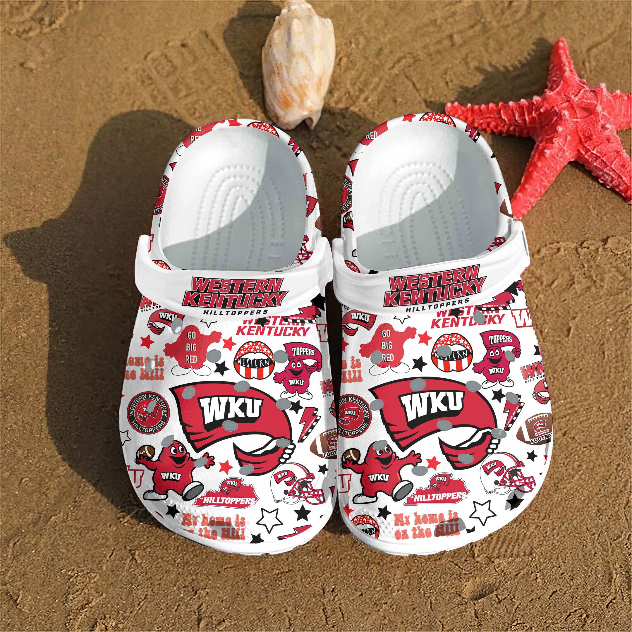 Western Kentucky Hilltoppers 2025 NCAA Sport Crocs Clogs For Men Women and Kids - GNL146767