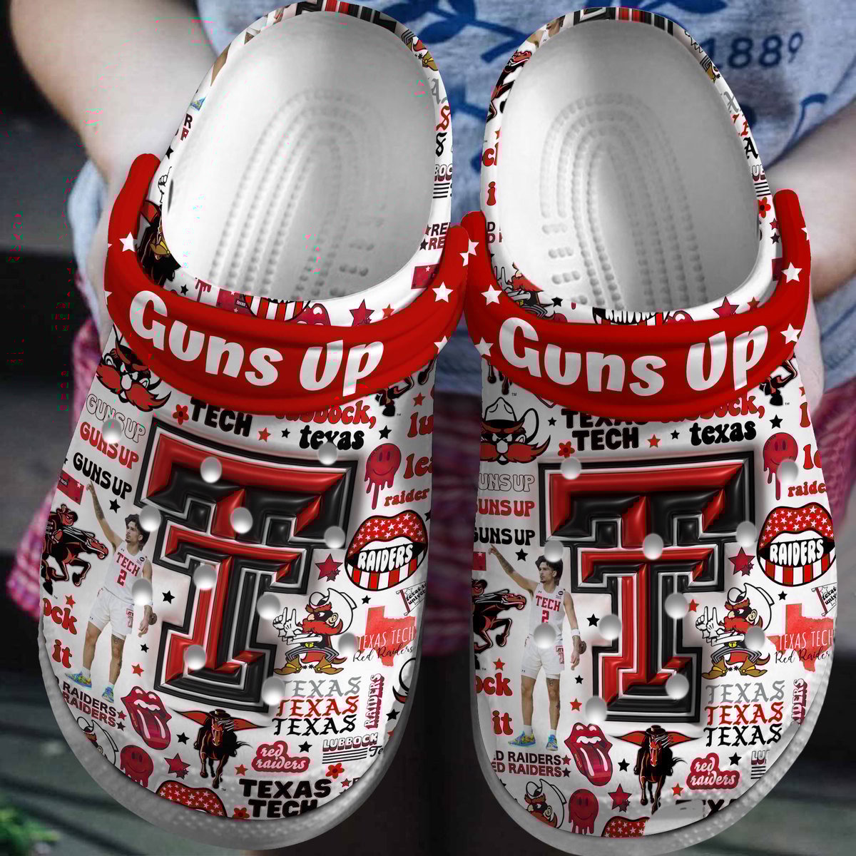 Texas Tech Red Raiders 2025 NCAA Sport Crocs Clogs For Men Women and Kids - GNL146786