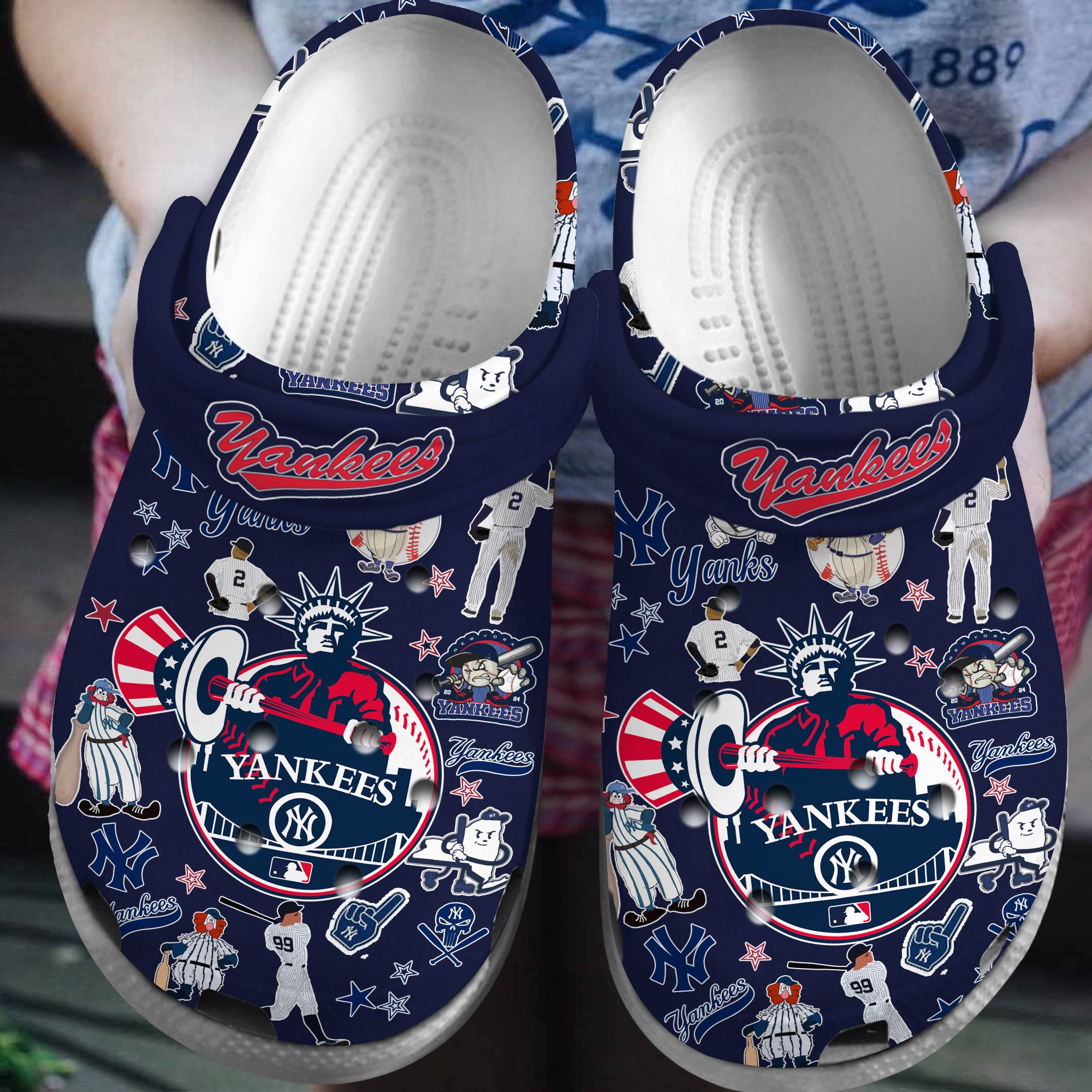 New York Yankees MLB Crocs Shoes Comfortable For Men Women and Kids - GNL16135