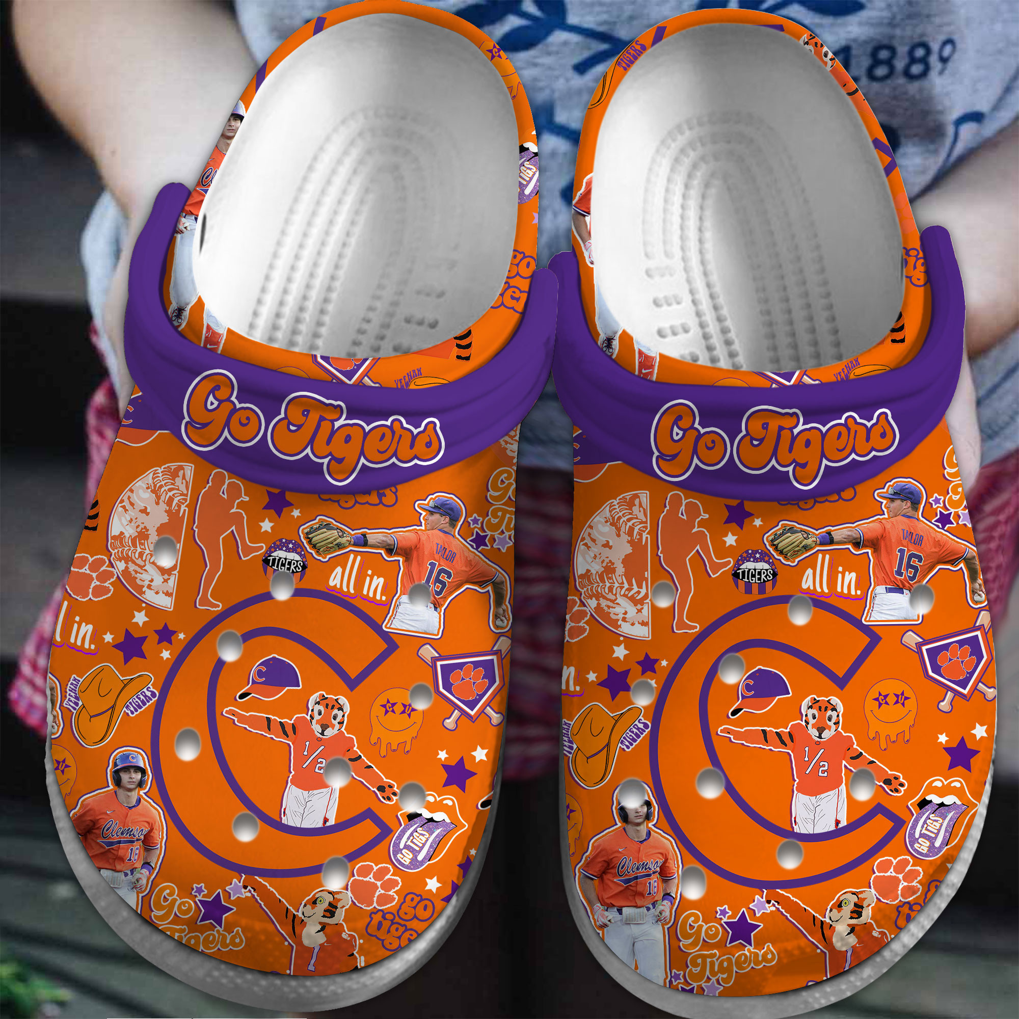 Clemson Tigers 2025 NCAA Sport Crocs Clogs For Men Women and Kids - GNL146791